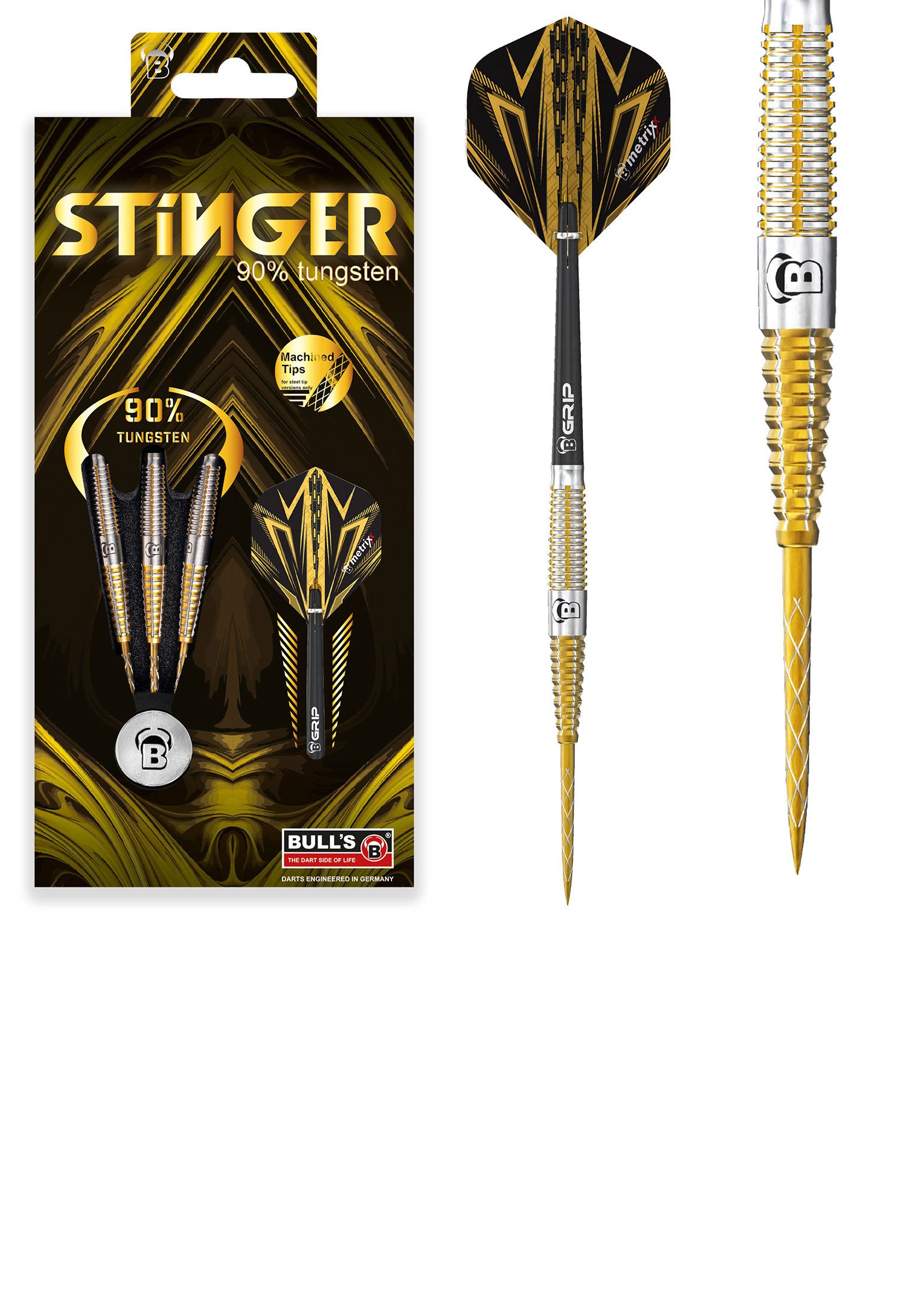Dartpfeil Stinger Dartpfeile 90% Tungsten Darts-Set Profi