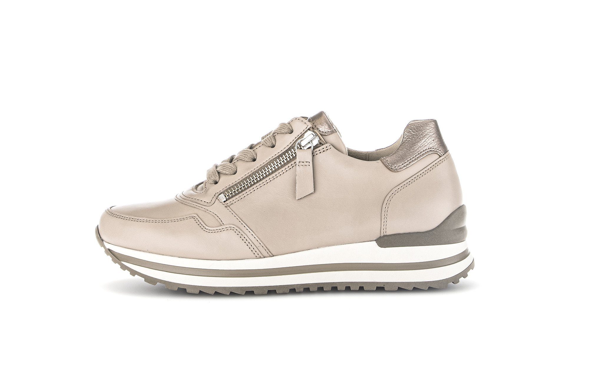 Gabor Sneaker Beige (lino/dark-rose)