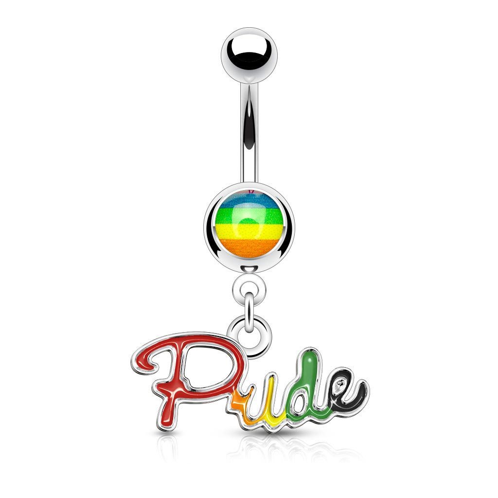 Order & Smile Schmuck Bauchnabelpiercing Pride Bauchnabelpiercing, pflegeleicht
