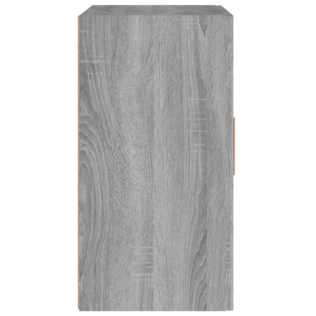 Fächerschrank 60x30x60 cm Sonoma Grau vidaXL (1-St) Wandschrank Holzwerkstoff