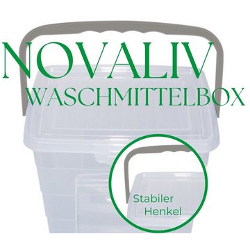 Novaliv Aufbewahrungsbox - (3 St), Box + Deckel