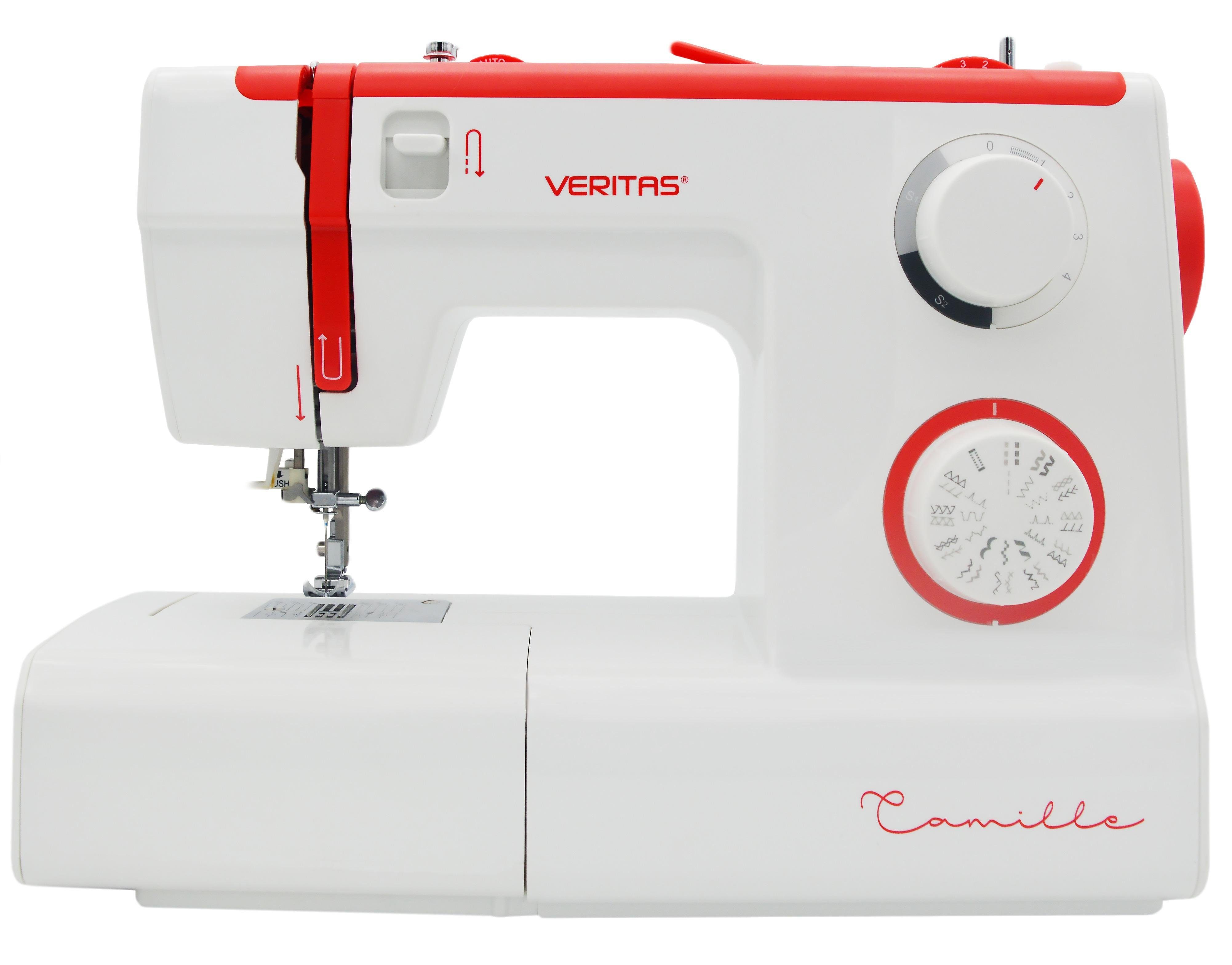 Veritas Nähmaschine Nähmaschine CAMILLE, mechanisch, 32 Programme, mit Zubehör