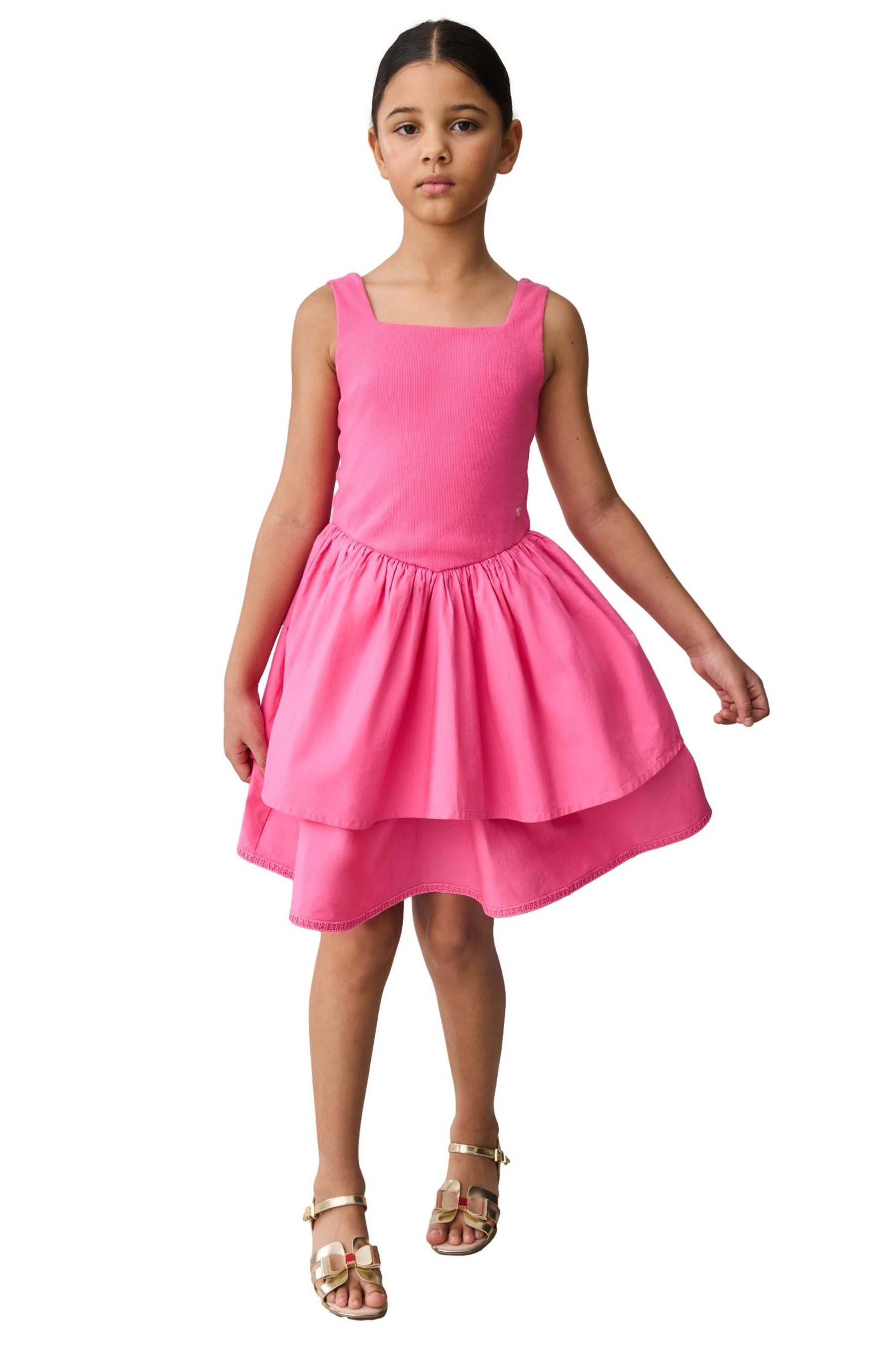 Baker by Ted Baker Partykleid Baker by Ted Baker Kleid mit zweilagigem Rock (1-tlg)