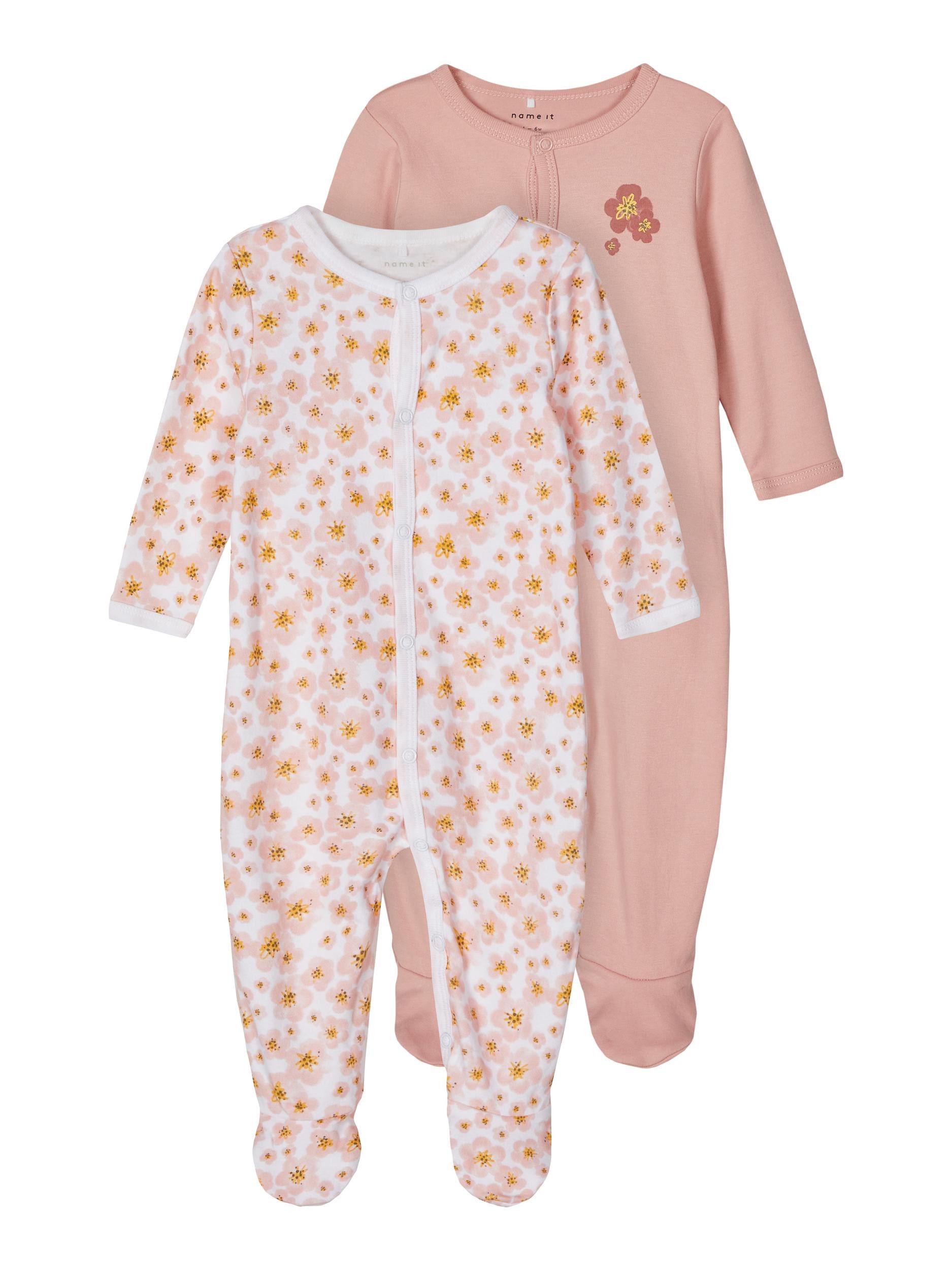 Name It Strampler Mädchen 2er-Pack Pyjama (Packung, 2-tlg., 2er-Pack)