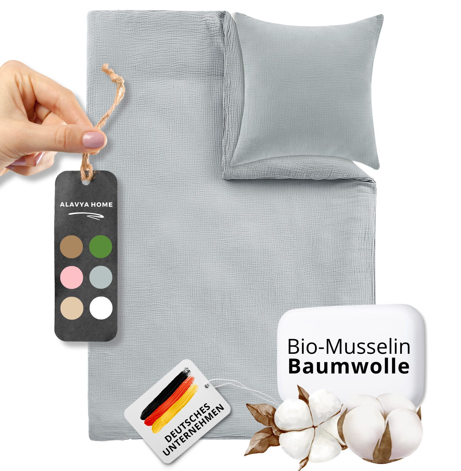 Babybettwäsche 2-teiliges Bettwäsche - Kinderbettwäsche