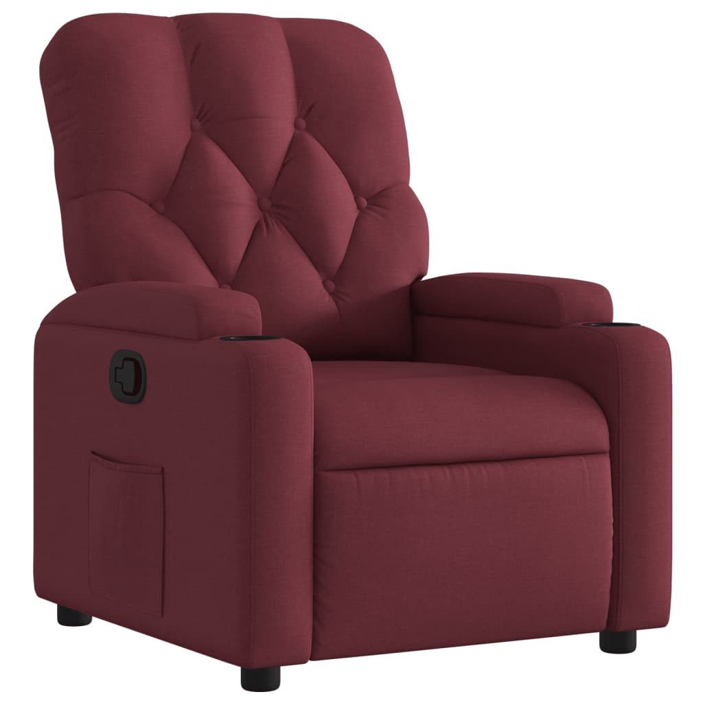 furnicato Relaxsessel Bequemer Weinrot 74 x 86,5 x 93,5 cm