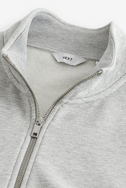 Next Sweatjacke Jersey-Reißverschlussjacke mit Trichterkragen (1-tlg)