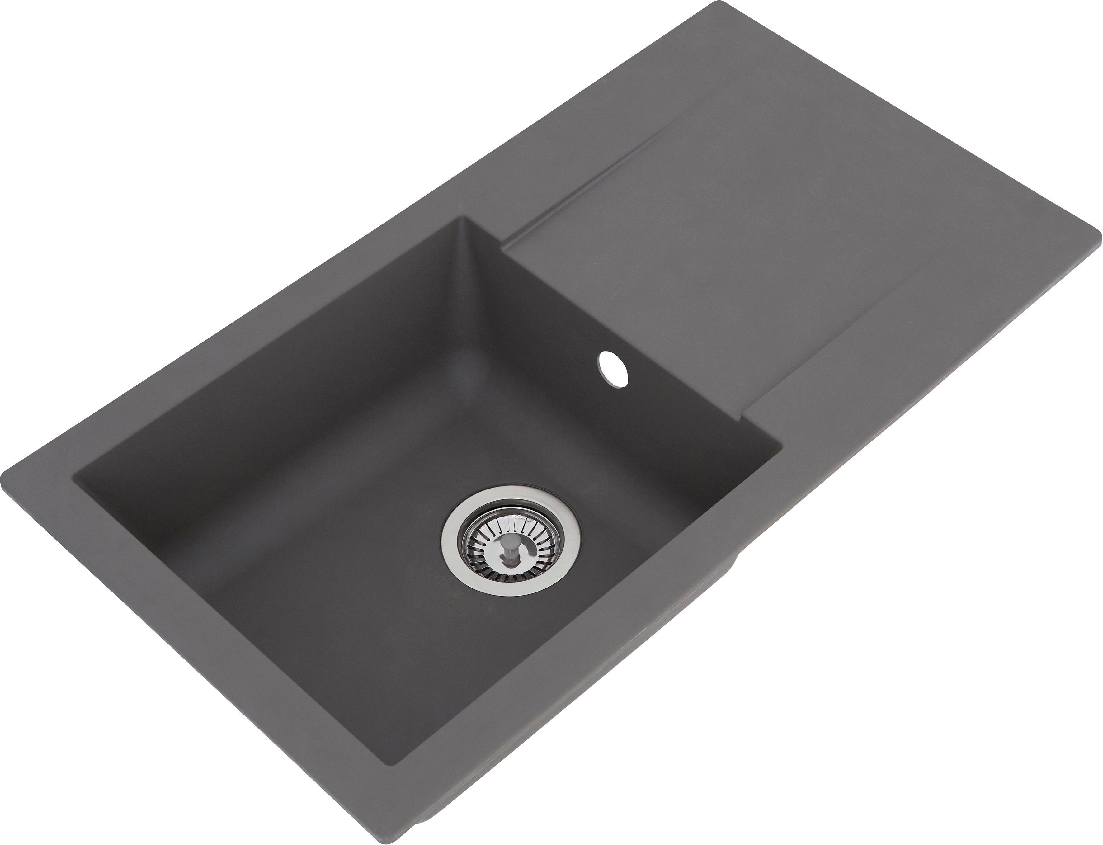 RESPEKTA Einbauspüle, 78/43,5 cm