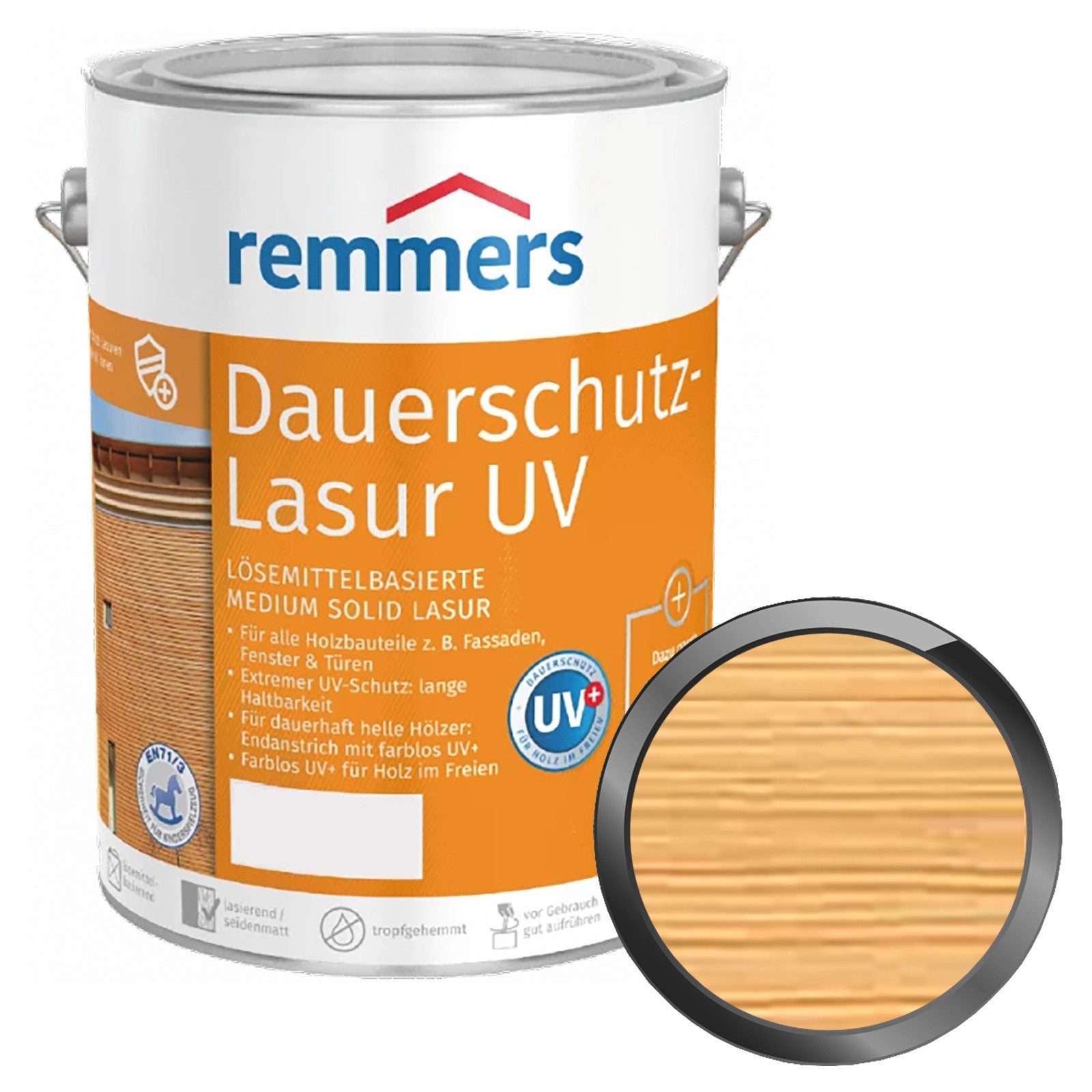 Remmers Holzschutzlasur DAUERSCHUTZ-LASUR UV - 2.5 LTR