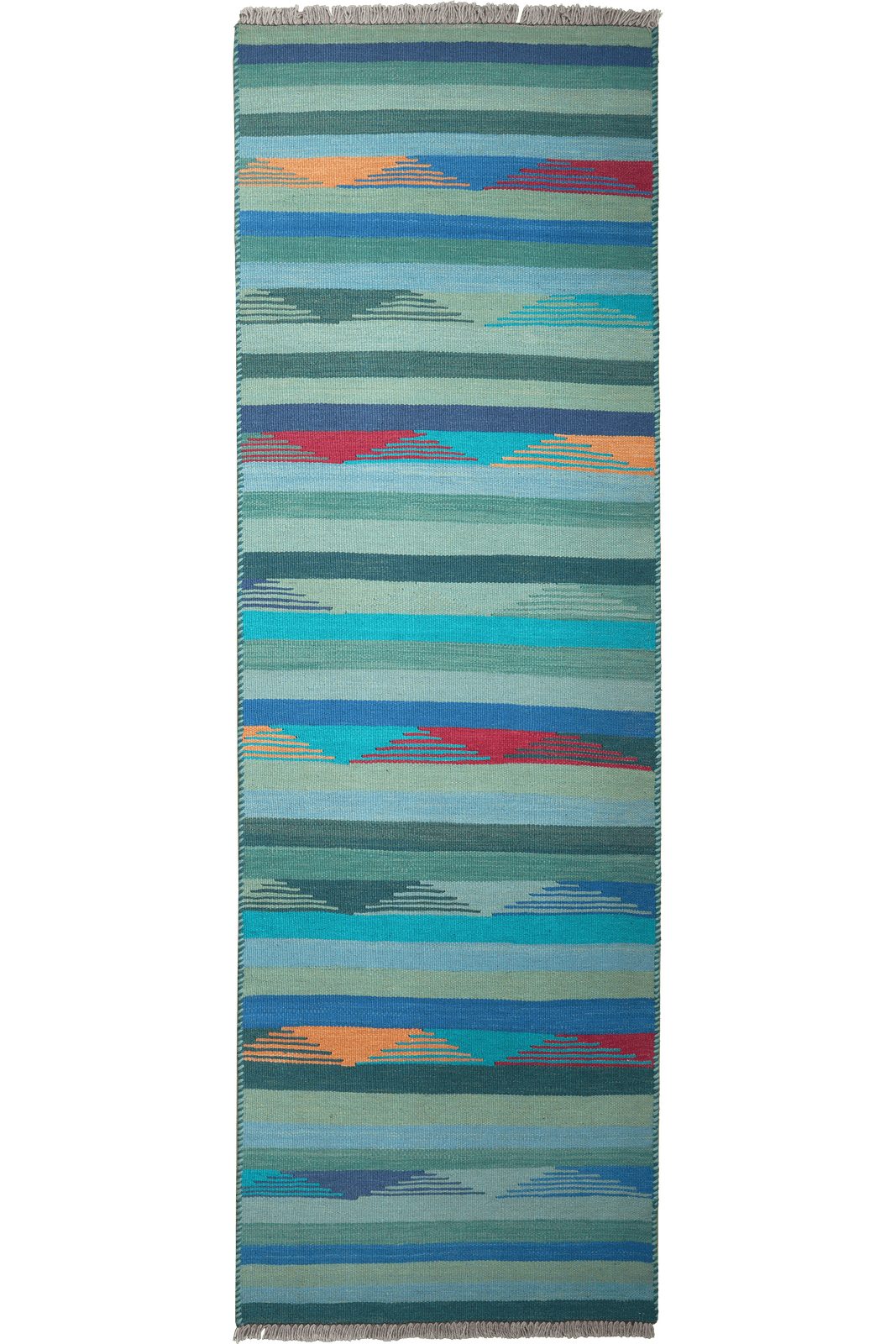 Looma Teppich Kelim Gashgai 253x79cm, rechteckig, Höhe: 5 mm, Gashgai, Schurwolle, Unikat