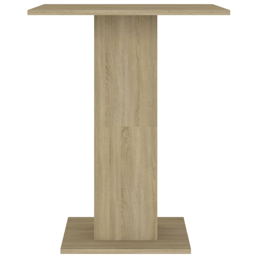 Holzwerkstoff Esstisch Sonoma-Eiche cm (1-St) furnicato Bistrotisch 60x60x75