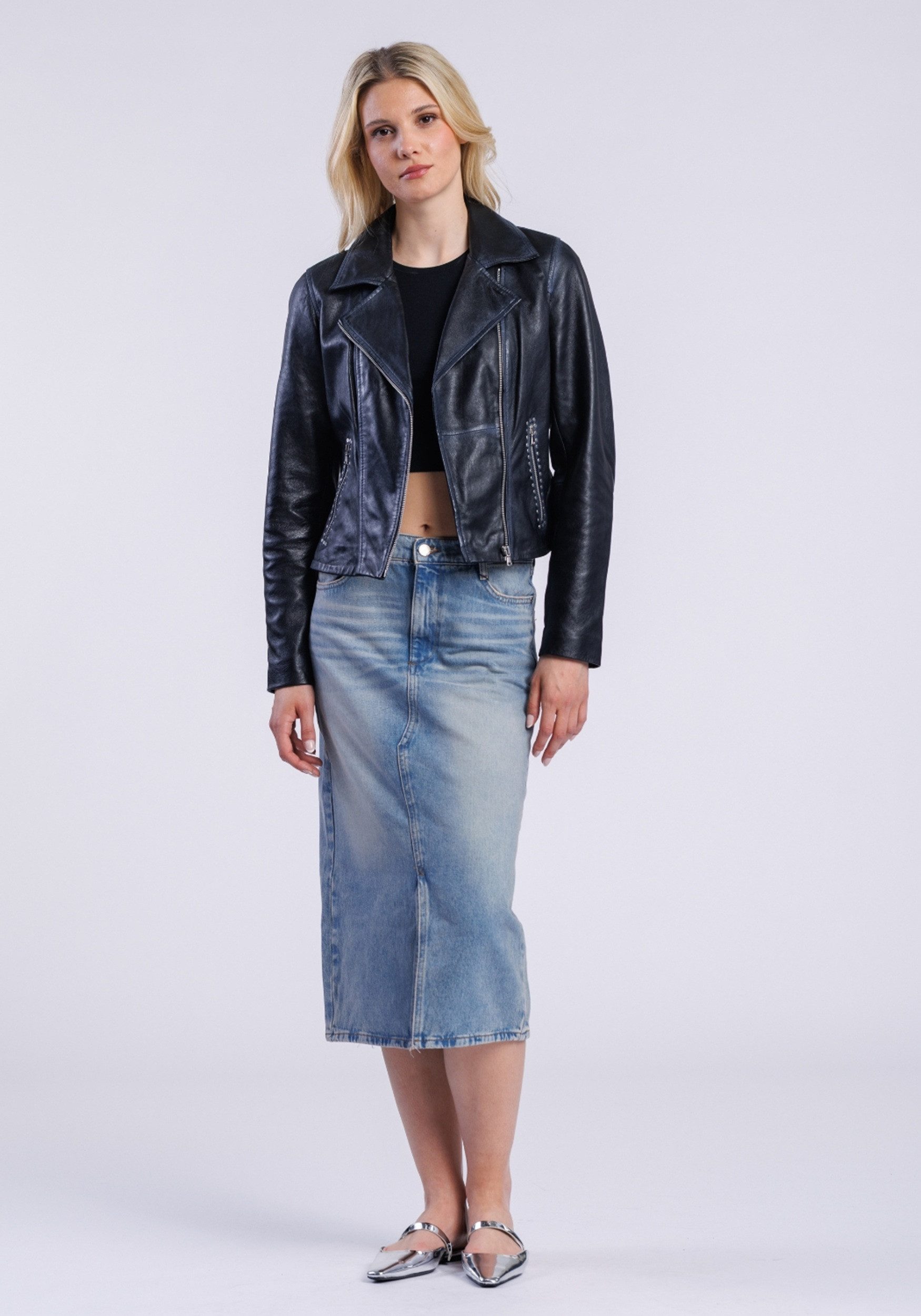 Freaky Nation Lederjacke Lederjacke-FN