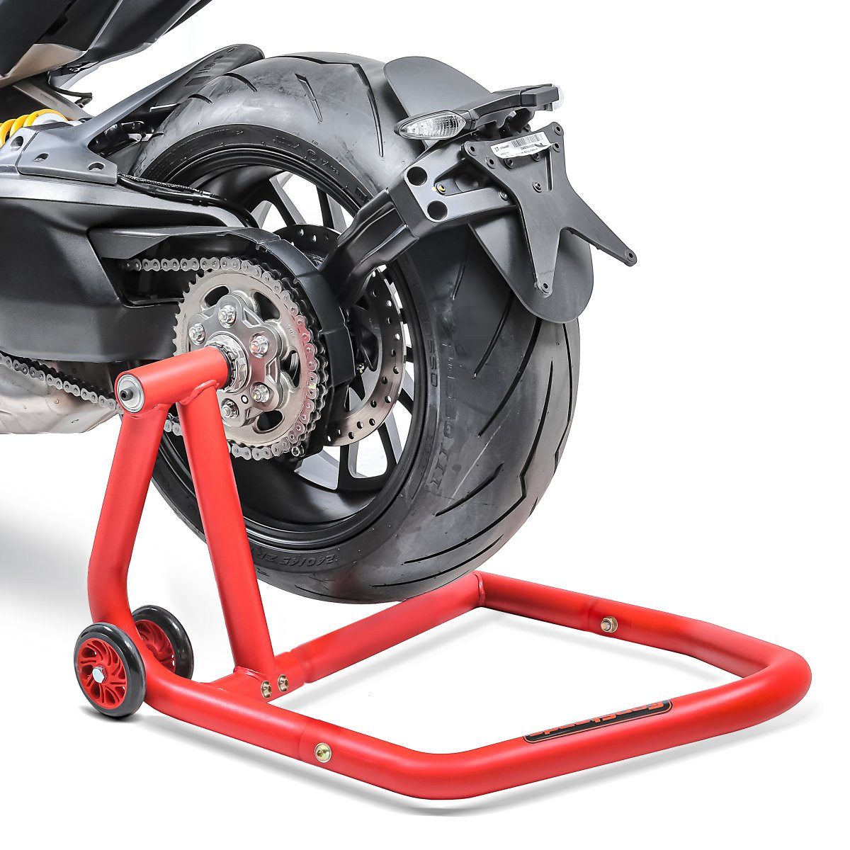 Motorradheber - Motorrad Montageständer für Ducati Hypermotard 950/ SP 19-25 Rot Hi