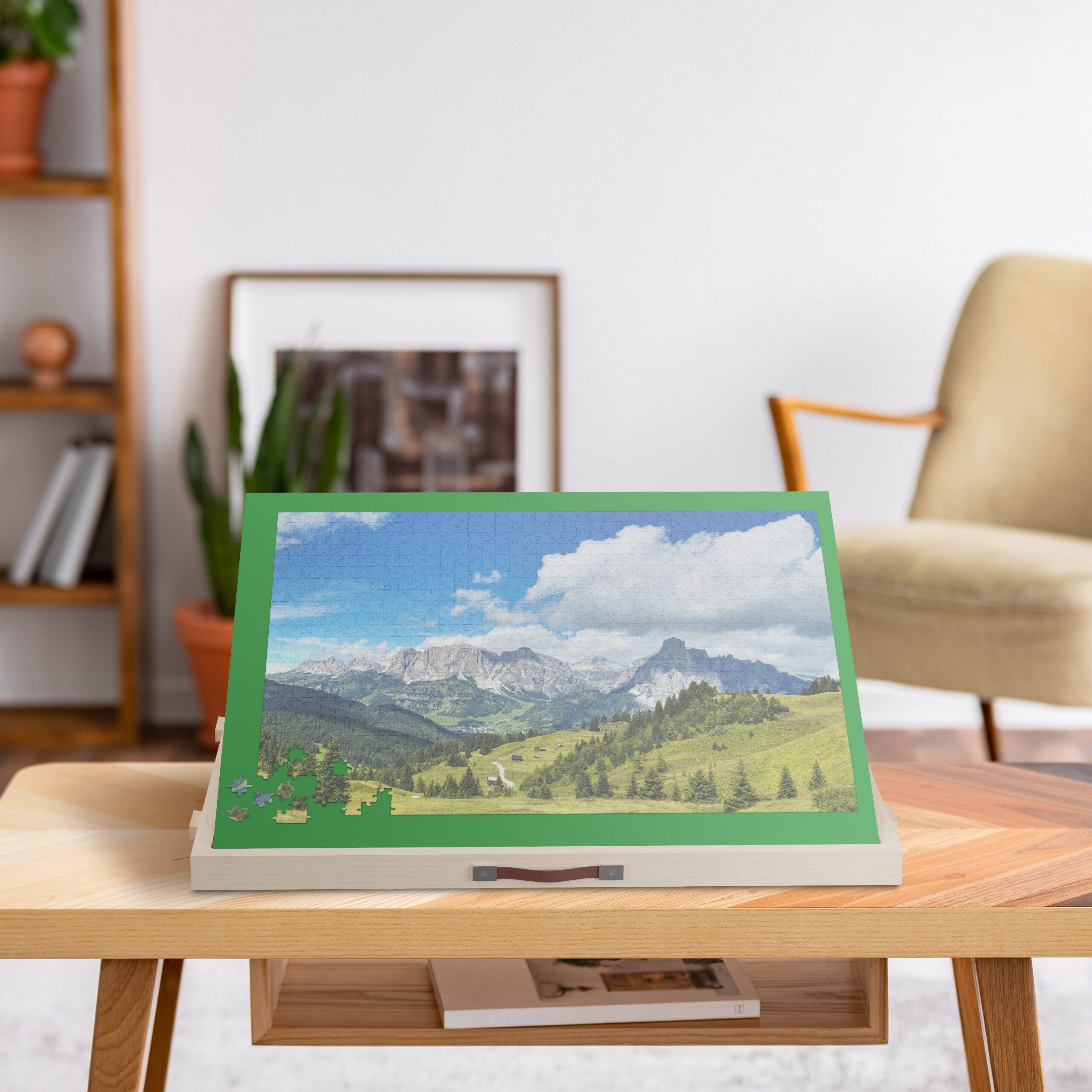 relaxdays Puzzleunterlage Neigbares Puzzlebrett bis 1000 günstig online kaufen