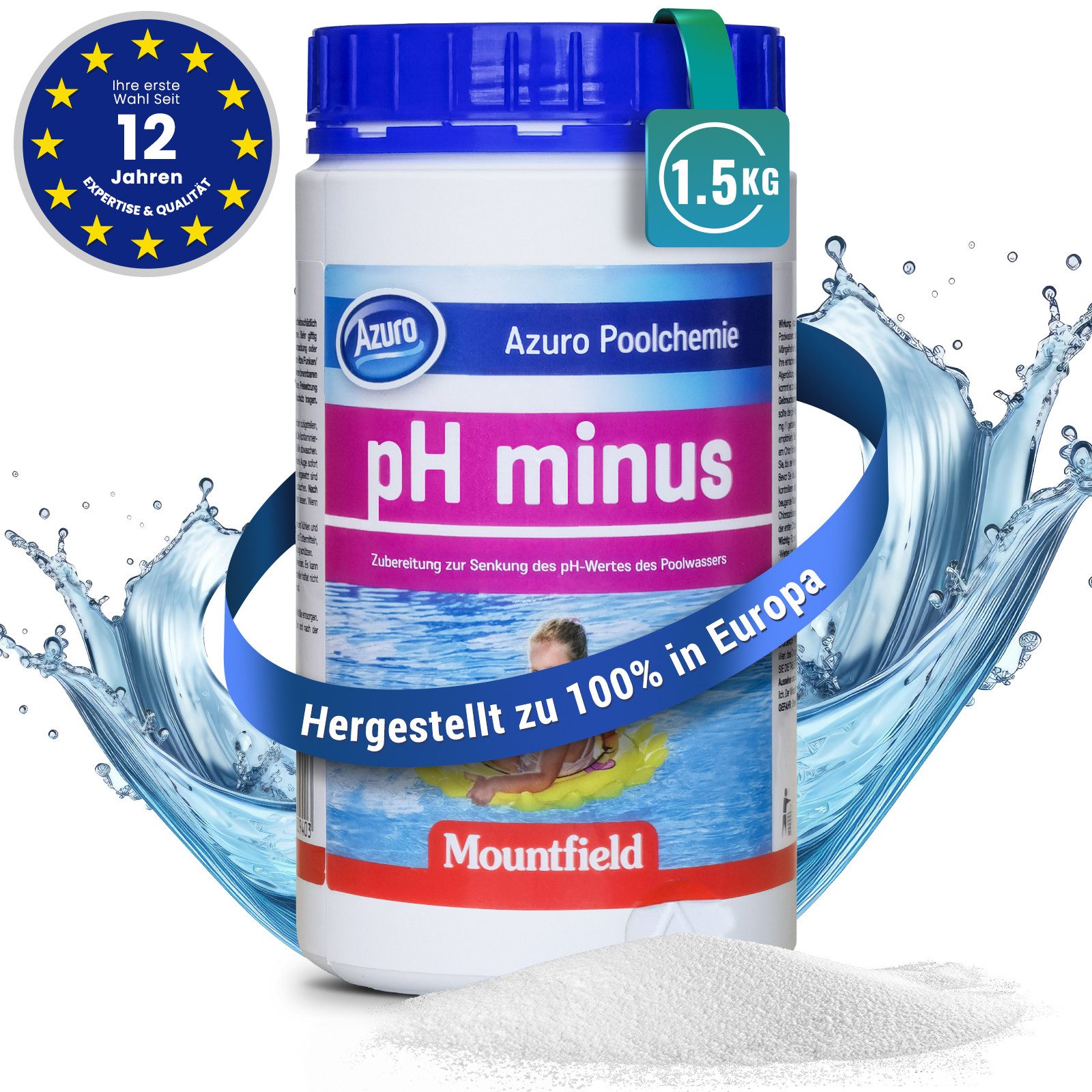 Azuro Poolpflege PH Minus für Pools PH Senker Granulat zur effektiven PH We günstig online kaufen