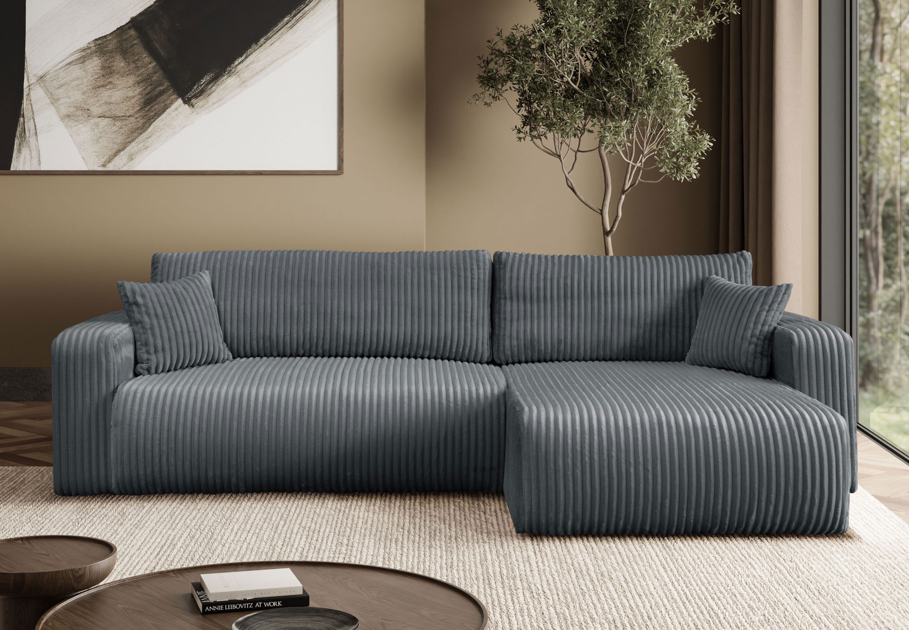 Lookway Ecksofa PRESTIGE SOFT mit Schlaffunktion und Bettkasten, Breite: 277 cm