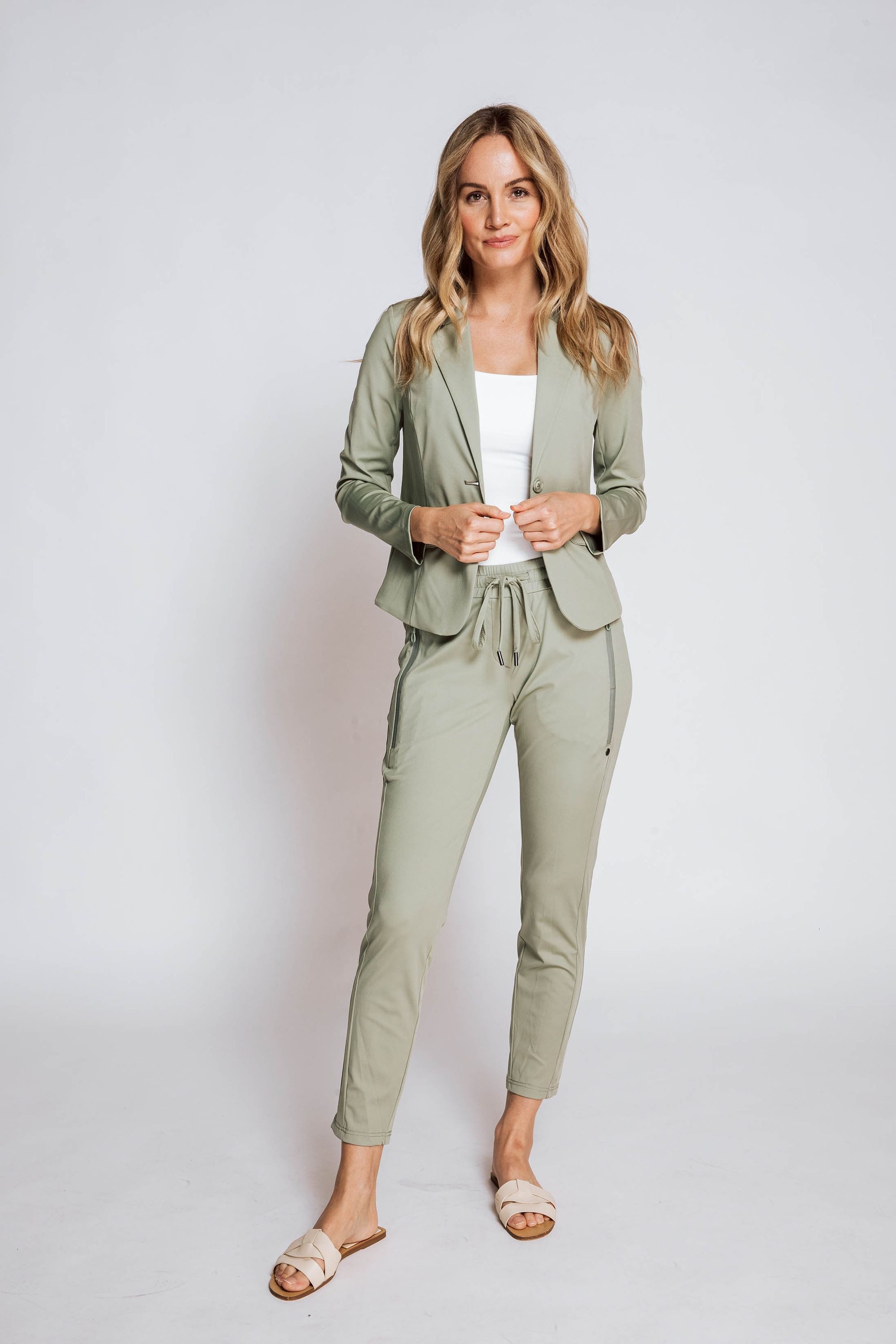 Zhrill Jackenblazer Blazer ZHBETSY Grün angenehmer günstig online kaufen