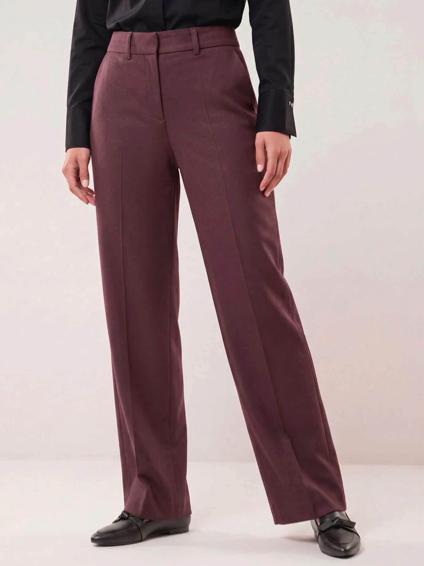 Walbusch Marlene-Hose Damen Marlene Hose aus Premium Flanell Regular fit, modern