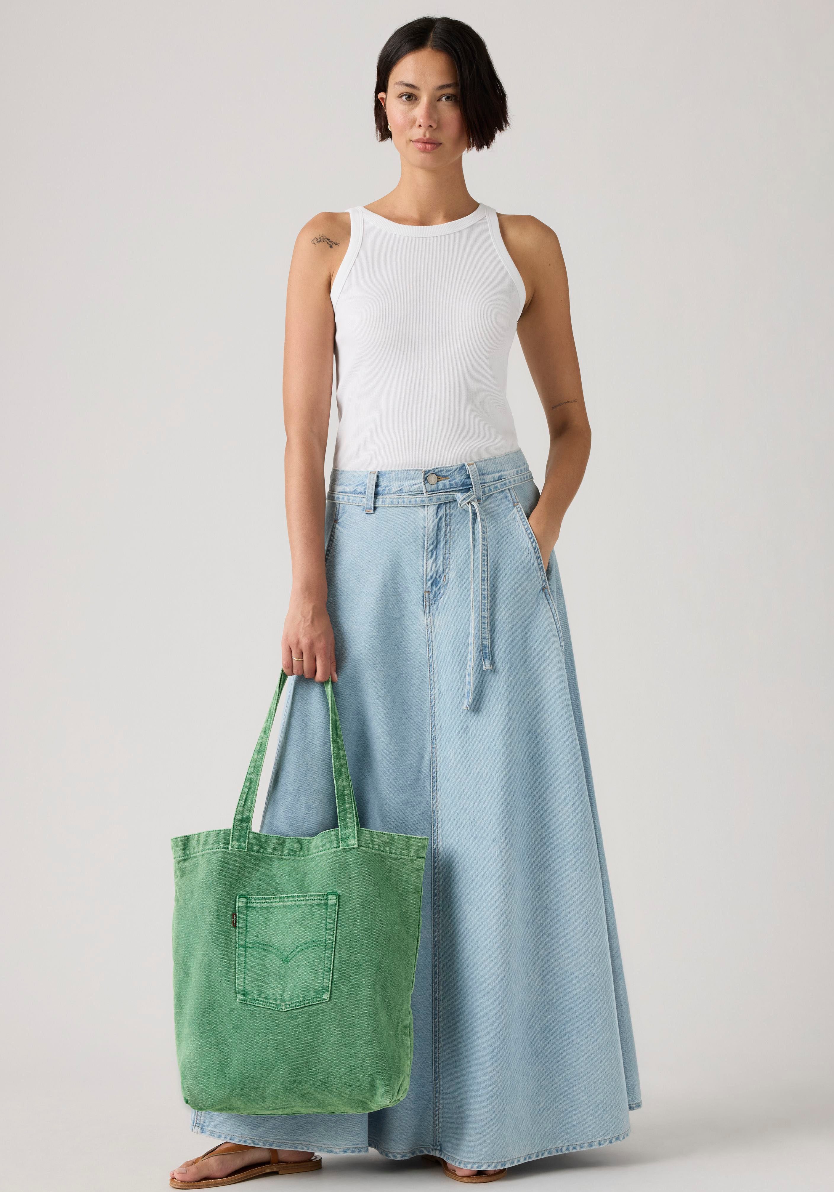Levi's® Beuteltasche LEVI®S TOTE, aus Denim, mit Außentasche