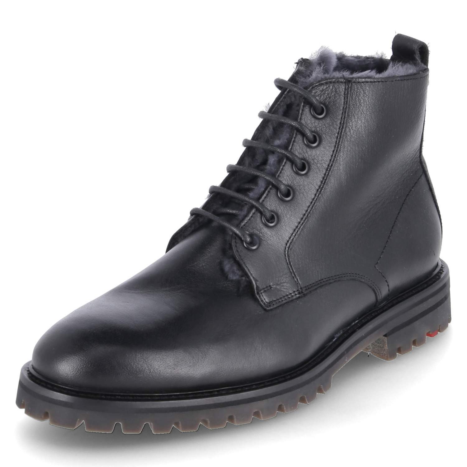 Lloyd Lloyd 2465100 Herren Glattleder schwarz Schnürstiefel günstig online kaufen
