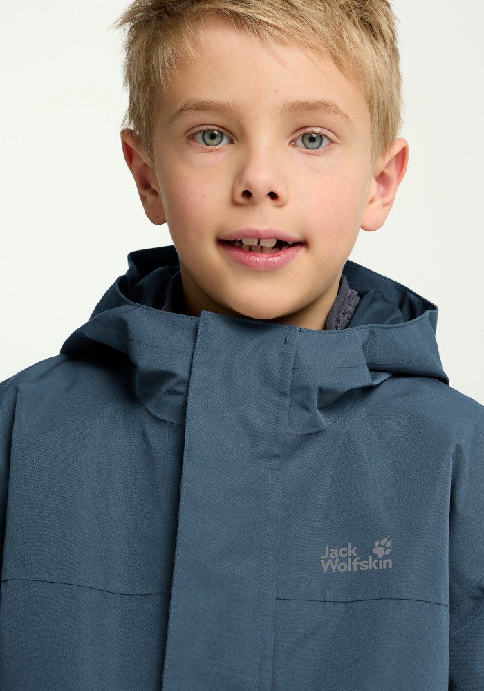 Jack Wolfskin 3-in-1-Funktionsjacke 3IN1 CANVEY KIDS 3-in-1 Kinderjacke, warm, wasserdicht