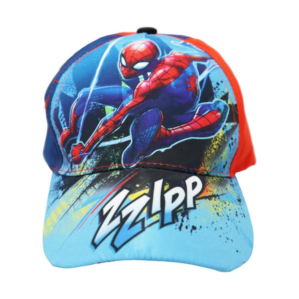 MARVEL Baseball Cap Marvel Spiderman Kinder Basecap Baseball Kappe Gr. 52 bis 54, Baumwolle