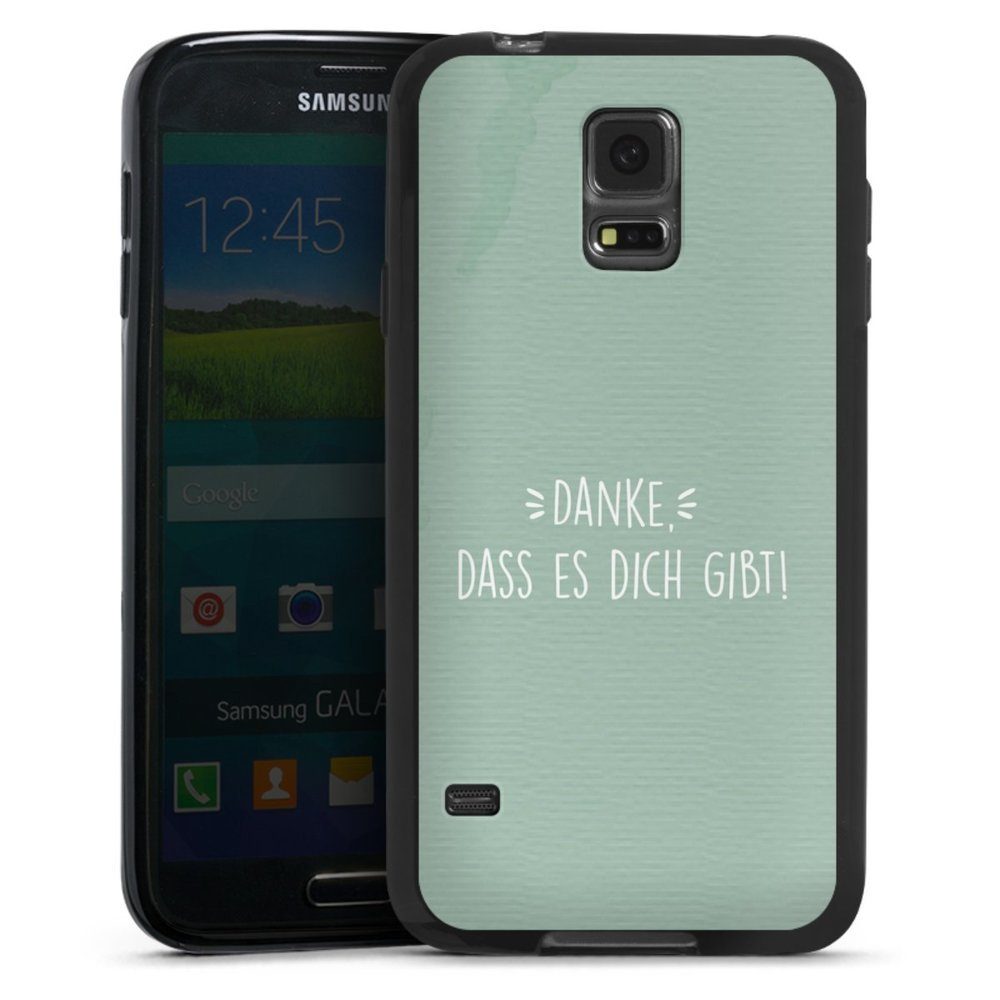 DeinDesign Handyhülle Danke, dass es dich gibt!, Hülle Liebe Sprüche Statement