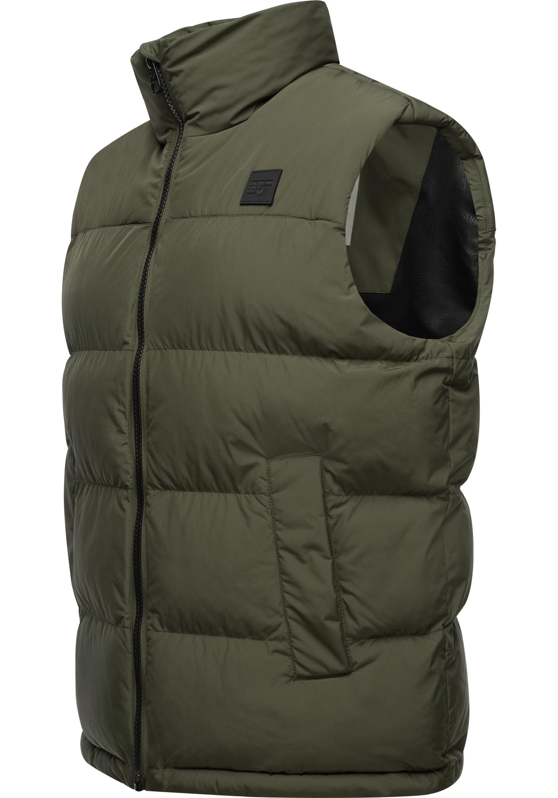 Ragwear Steppweste Savan Wasserdichte gesteppte Herren Outdoorweste