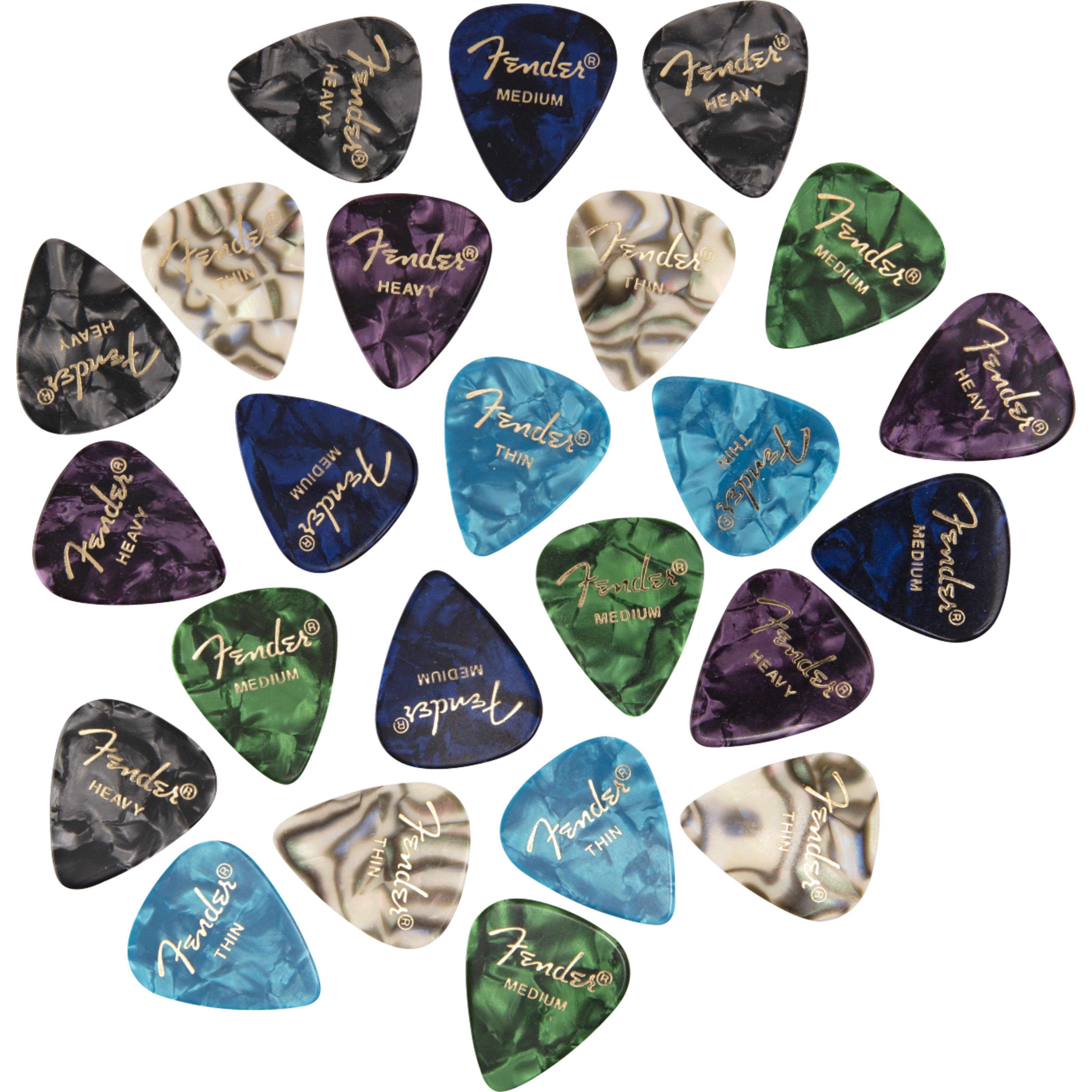 Fender Plektrum, Premium Picks MIX - Медіатори Set