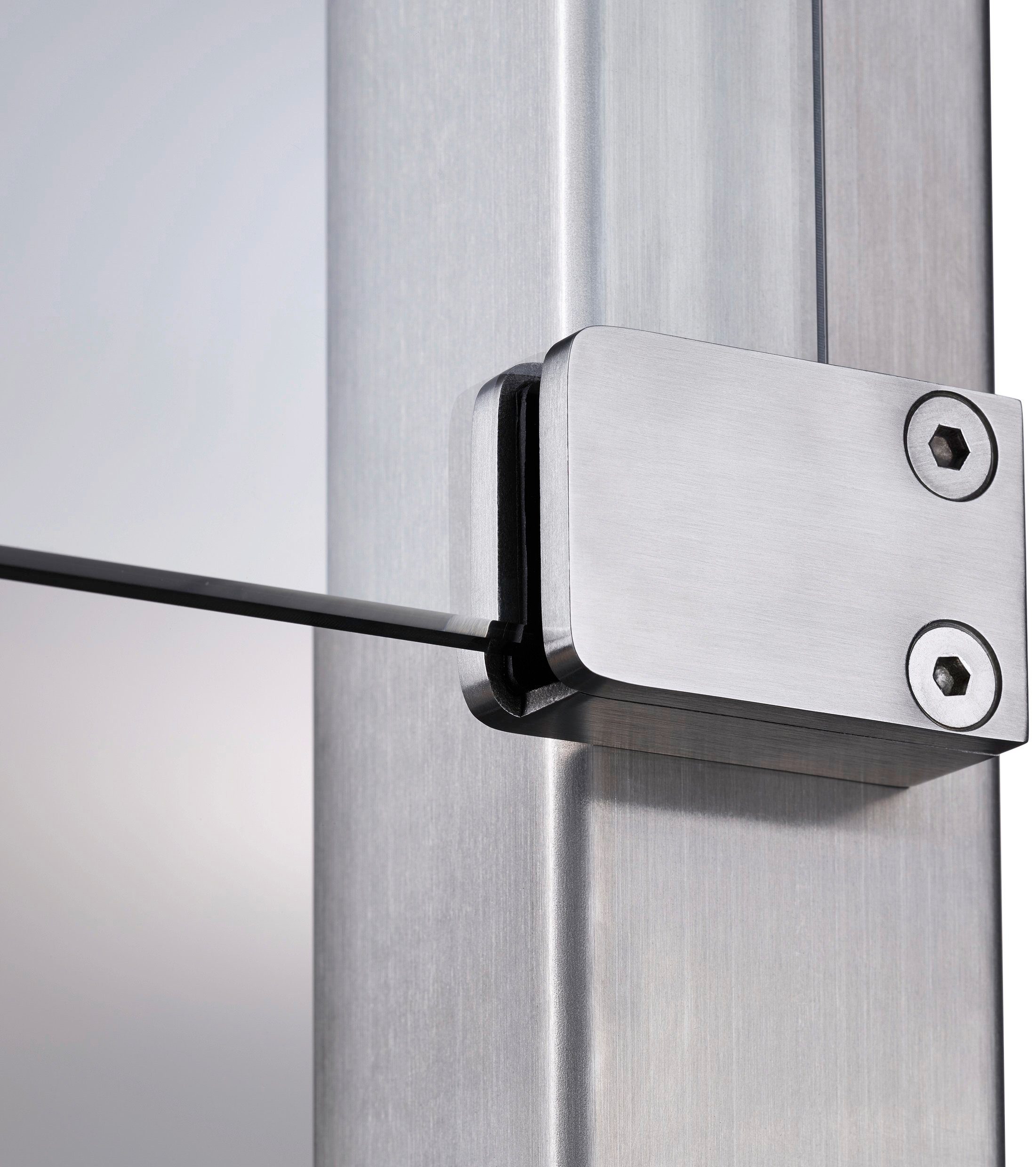 STAKET PRO Zaun, (Set), Glaszaun, Gesamtlänge: 1,21 m, 2 Pfosten