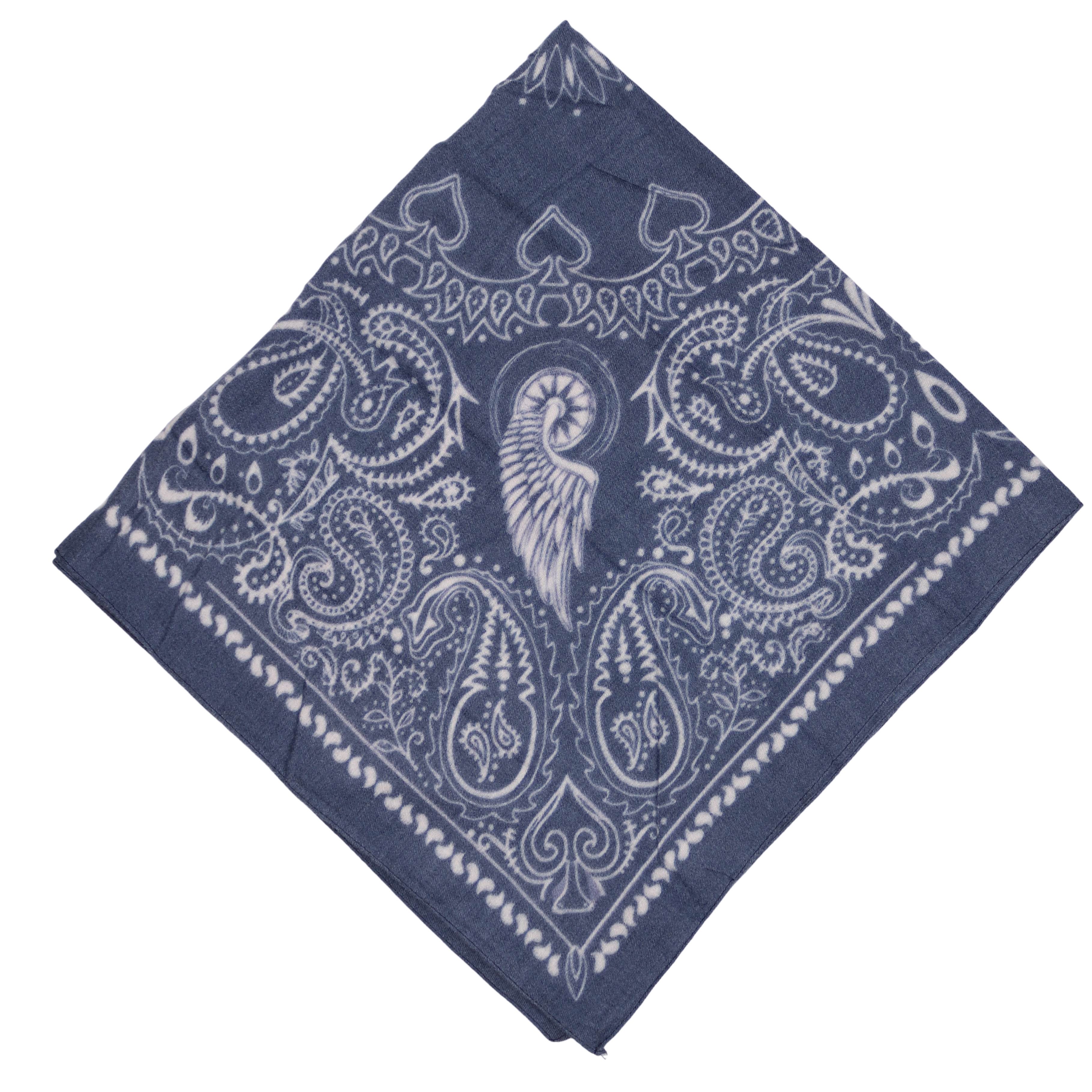 MIRROSI Nickituch Damen leicht angerautes Vierecktuch mit Paisley-Muster, aus Viskose, (Neue Kollektion Herbst/Winter 2026), ca. 88x88cm, warmes Halstuch für He – Bild 3 von 5
