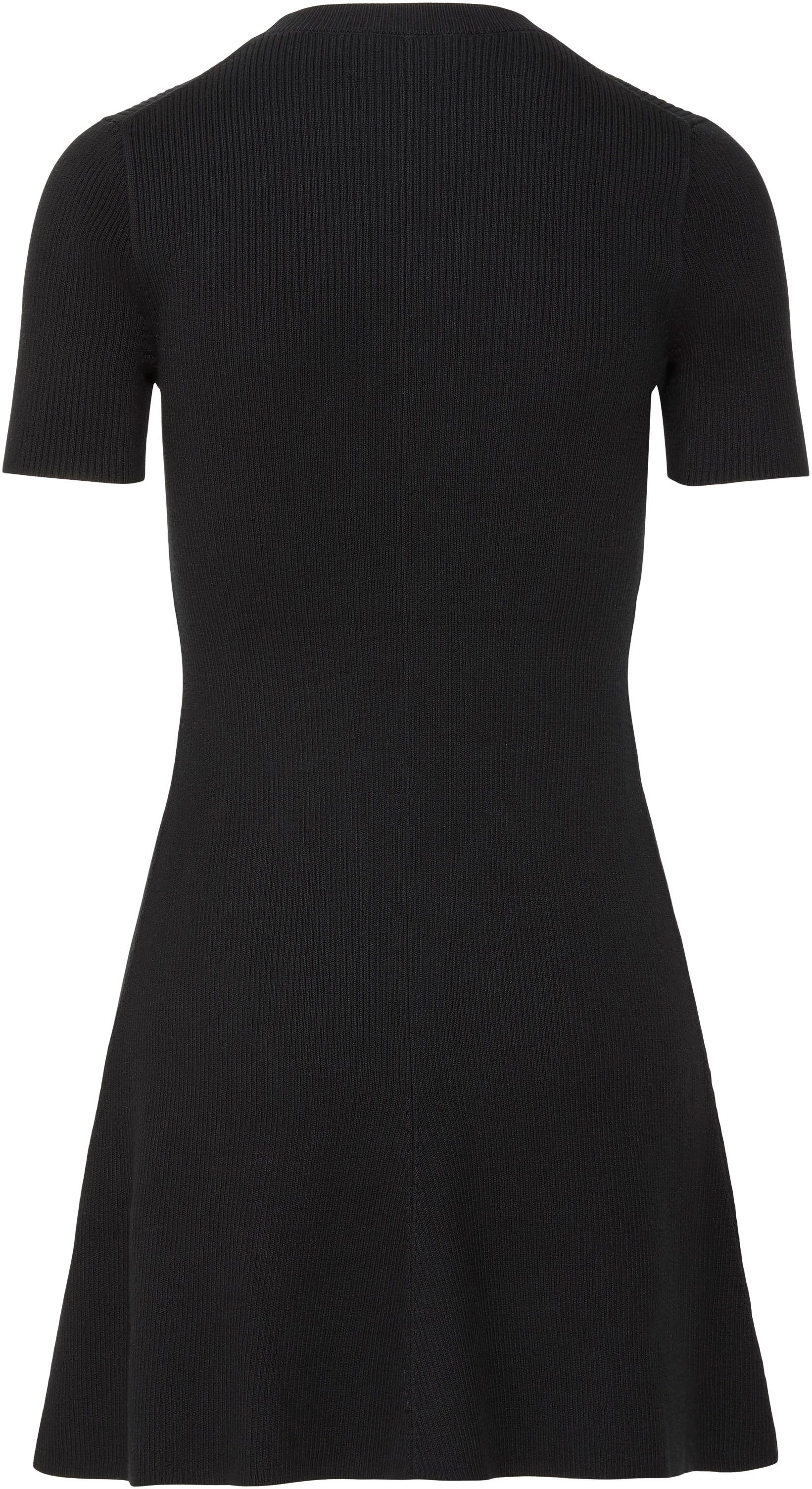 Calvin Klein Jeans Minikleid Figurbetonte Passform mit Rundhalsausschnitt