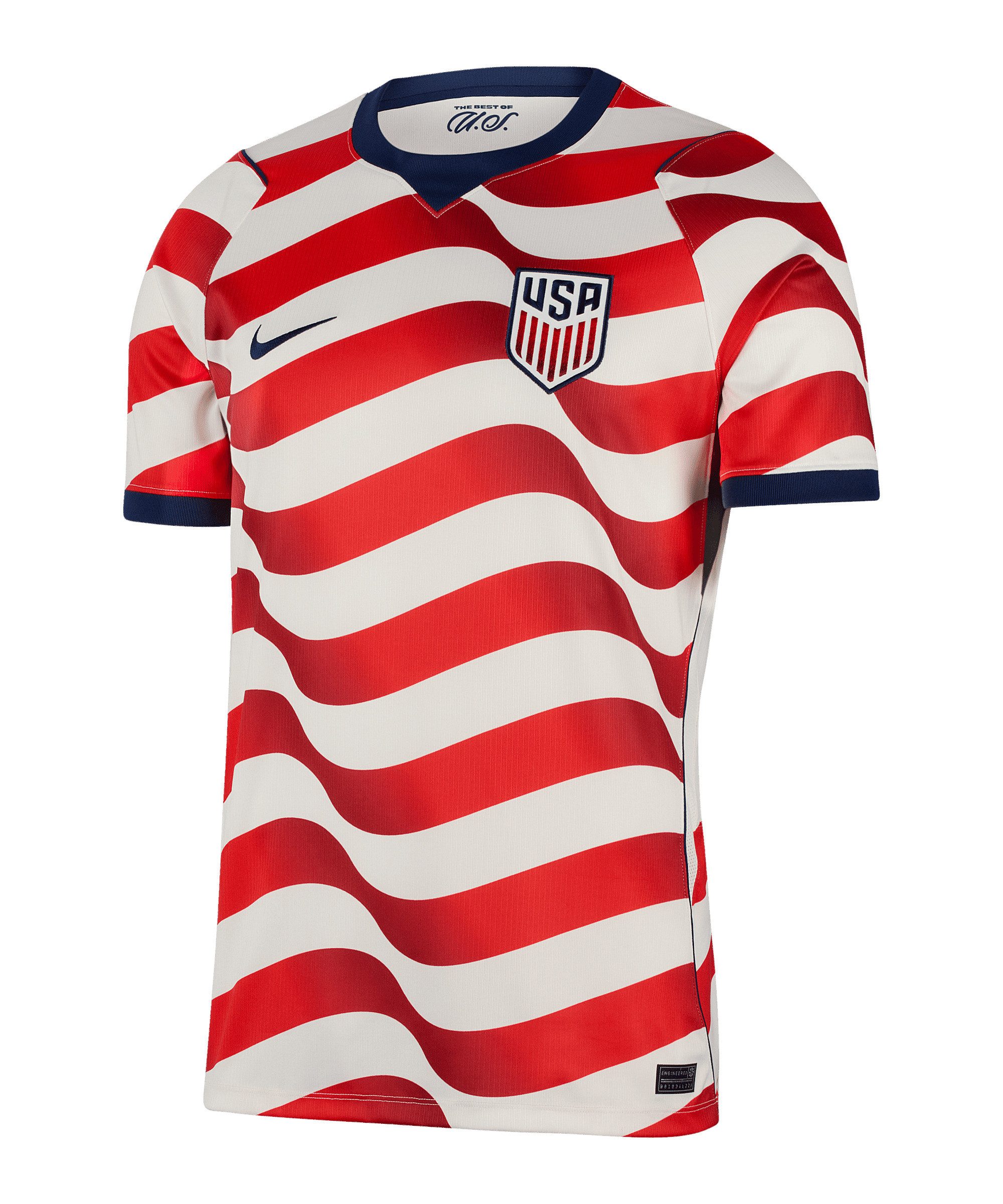 Nike Fußballtrikot Nike Performance USSF USA Trikot Home WM 2026 Weiß Weltmeisterschaft