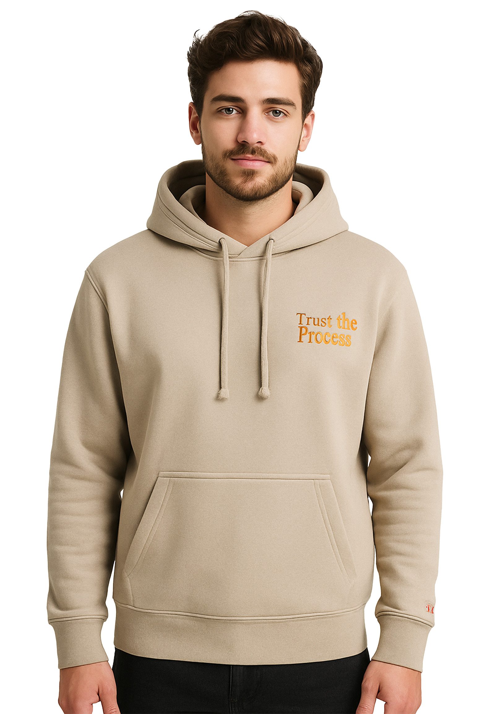 Eight2Nine Hoodie Mit Statement-Stickerei und Kängurutasche (1-tlg) Hoodie günstig online kaufen