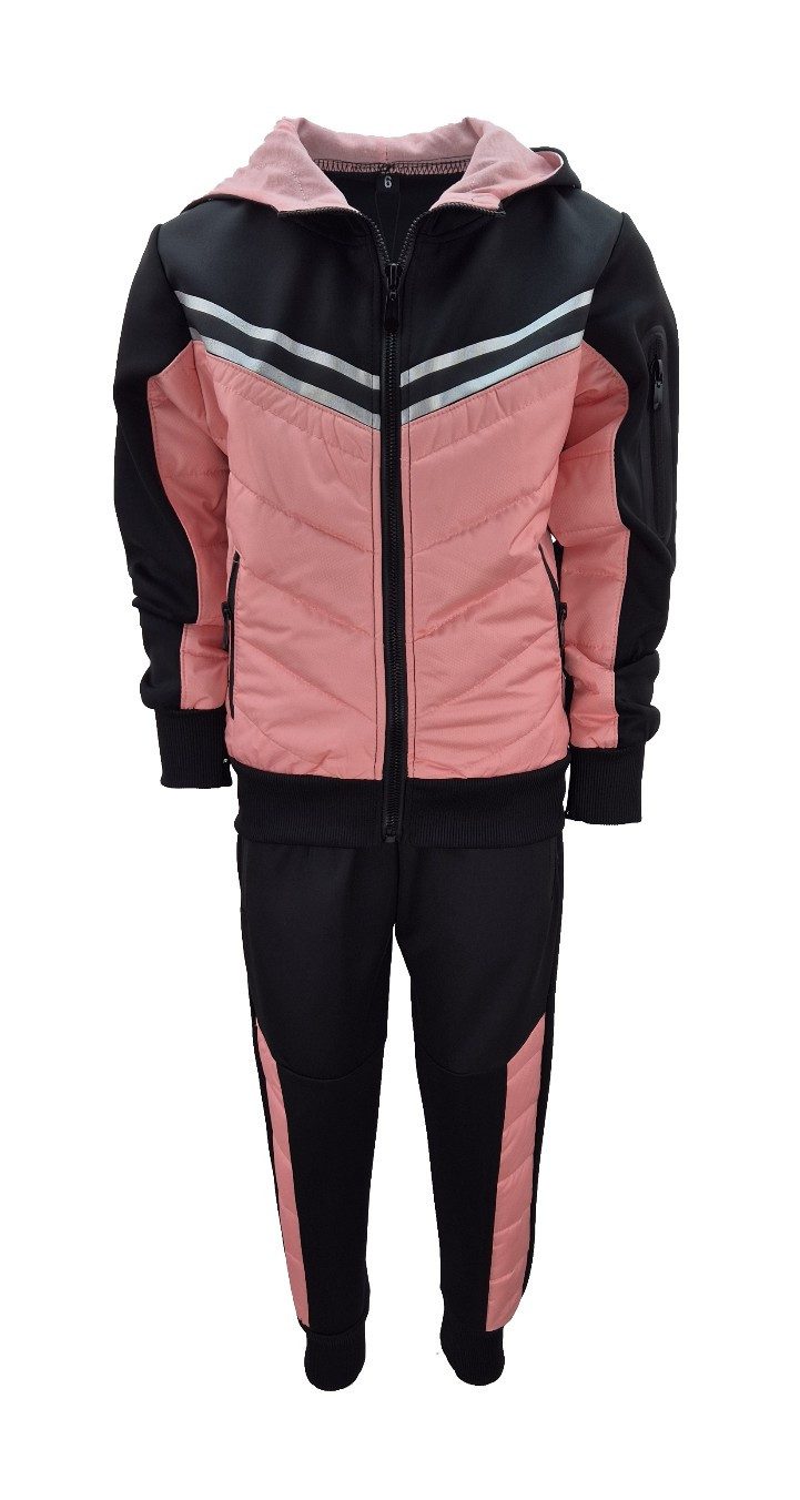 Hessis Jogginganzug Jungen und Mädchen Trainingsanzug, Freizeitanzug, JF98 (Set, Jacke mit Jogginghose), bestehend aus Jacke und Jogginghose