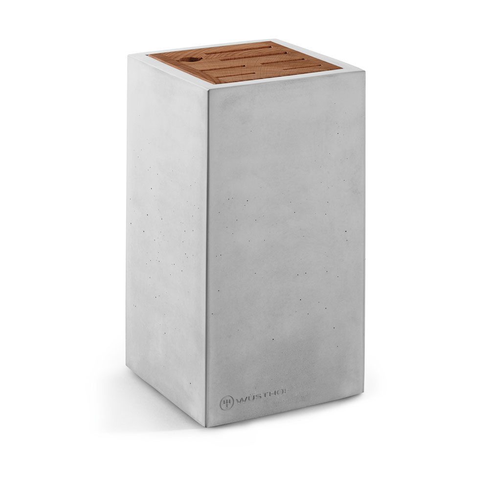 WÜSTHOF Messerblock Wüsthof Messerblock Beton mit Holz für 7 Messer