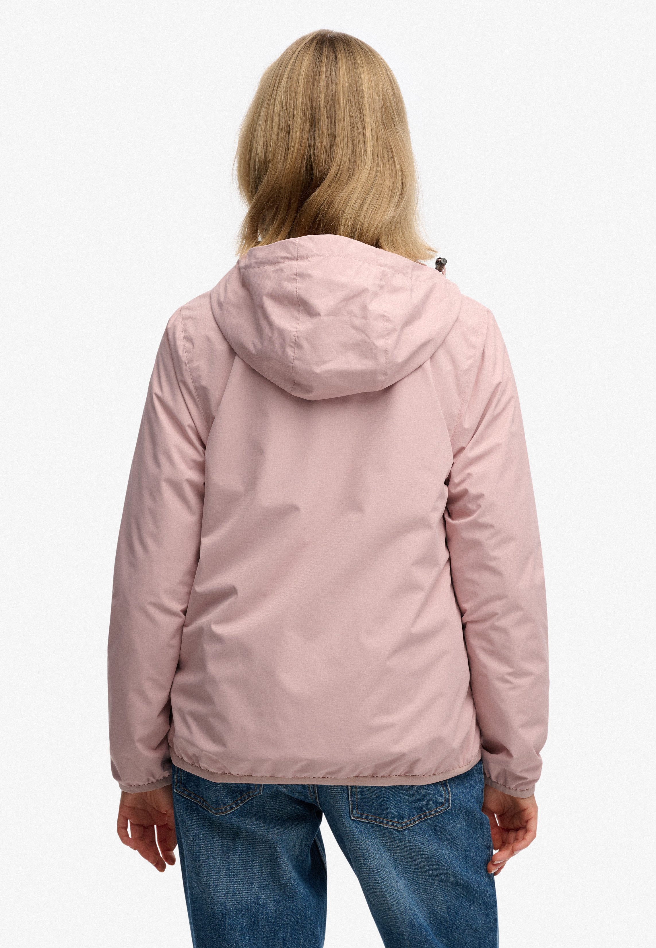 Superdry Outdoorjacke ESSENTIAL TRI WINDBREAKER JKT Loose Fit, mit hochschließendem Kragen, aus Polyester