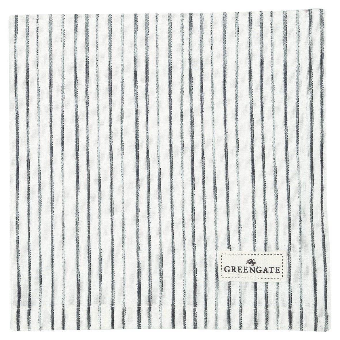 Greengate Stoffserviette Gritt Stoffserviette white 40x40cm