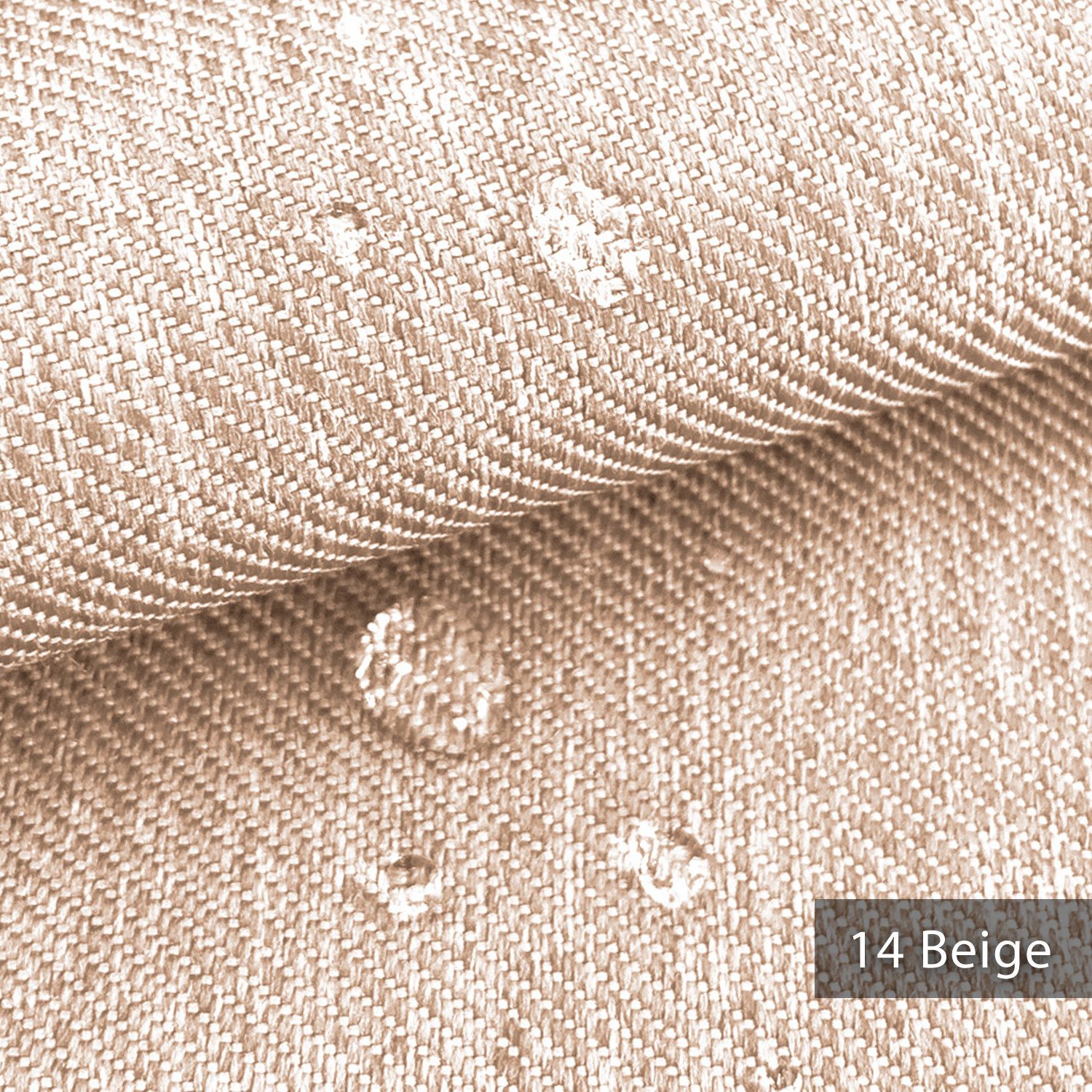 Thumbnail - novely® Stoff OXFORD 350D Outdoor-Stoff Leinen-Look Mélange Polsterstoff, Wasserabweisend, Outdoor, Meterware, 1lfm