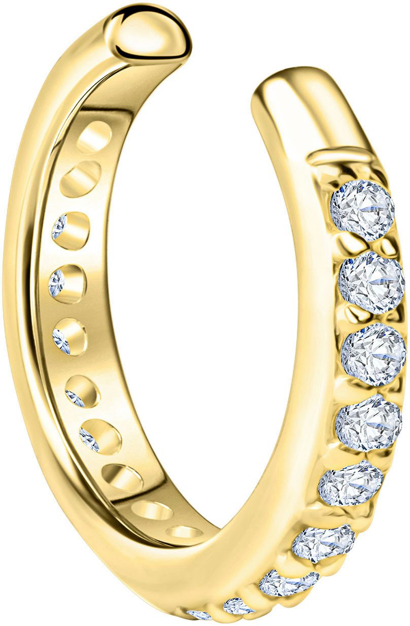 Firetti Ohrklemme Schmuck Geschenk, Ohrring, Silber 925, mit Zirkonia (synth)