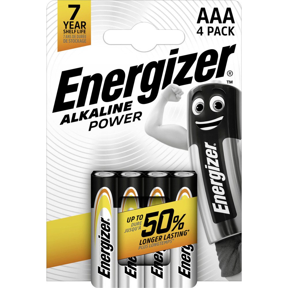 Energizer Energizer Power LR03 Micro (AAA)-Batterie Alkali-Mangan 1.5 V 4 St. Batterie