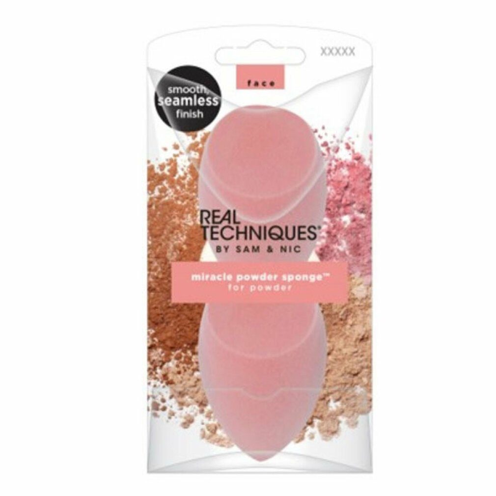 Real Techniques Make-up Schwamm »MIRACLE POWDER sponge LOTE 2 pz«
