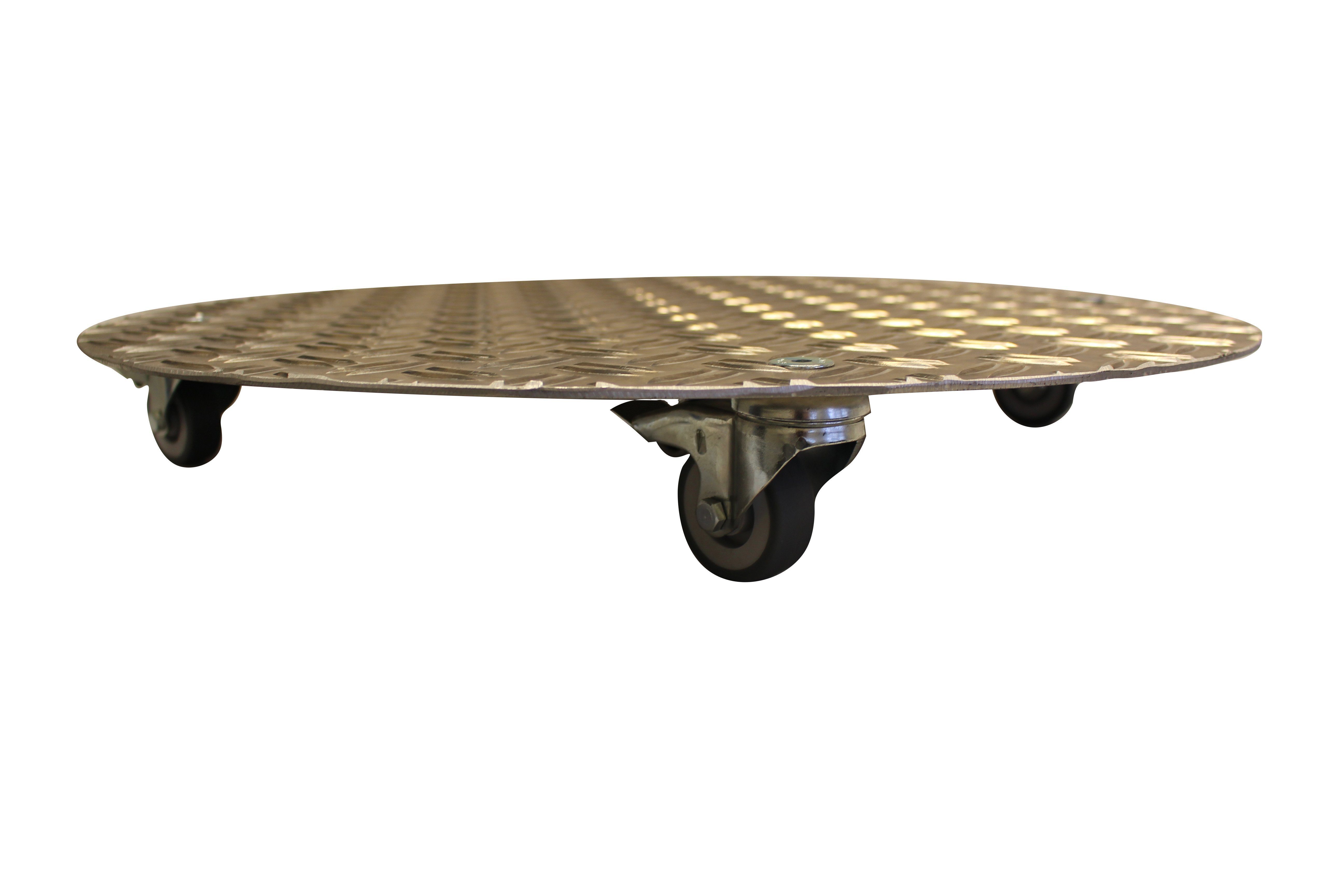 Schlögel Pflanzenroller Pflanzenroller Pflanzenroller rund AluGrip-R200 Belastung bis 200kg, Rollen aus thermoplastischem Gummi