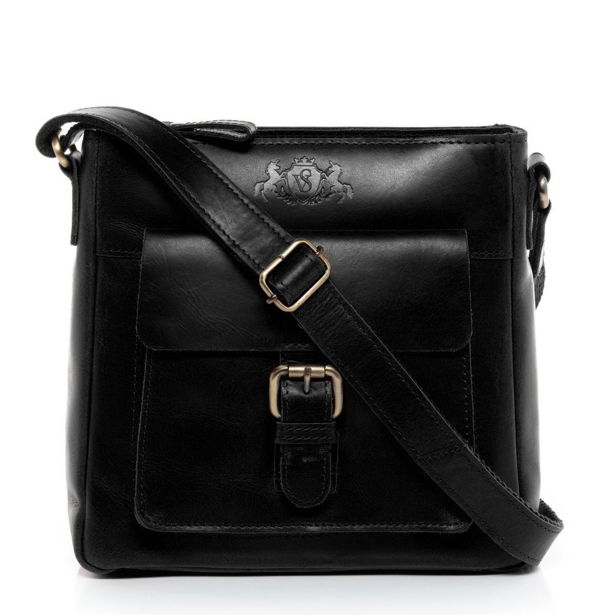 Umhängetasche YALE Umhängetasche Cross-Body Bag echt Leder