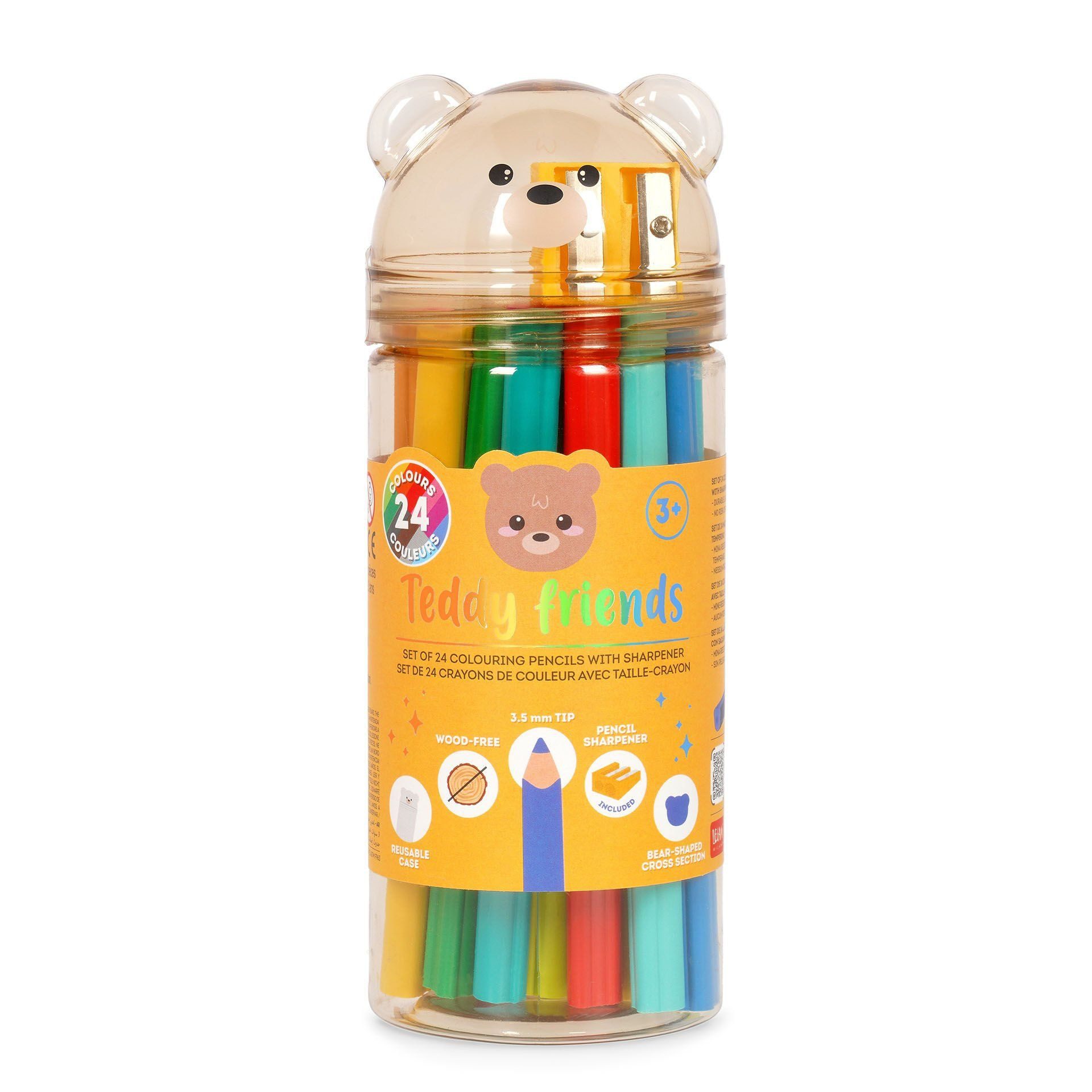 Legami Buntstift LEGAMI Buntstifte Set - TEDDY BÄR