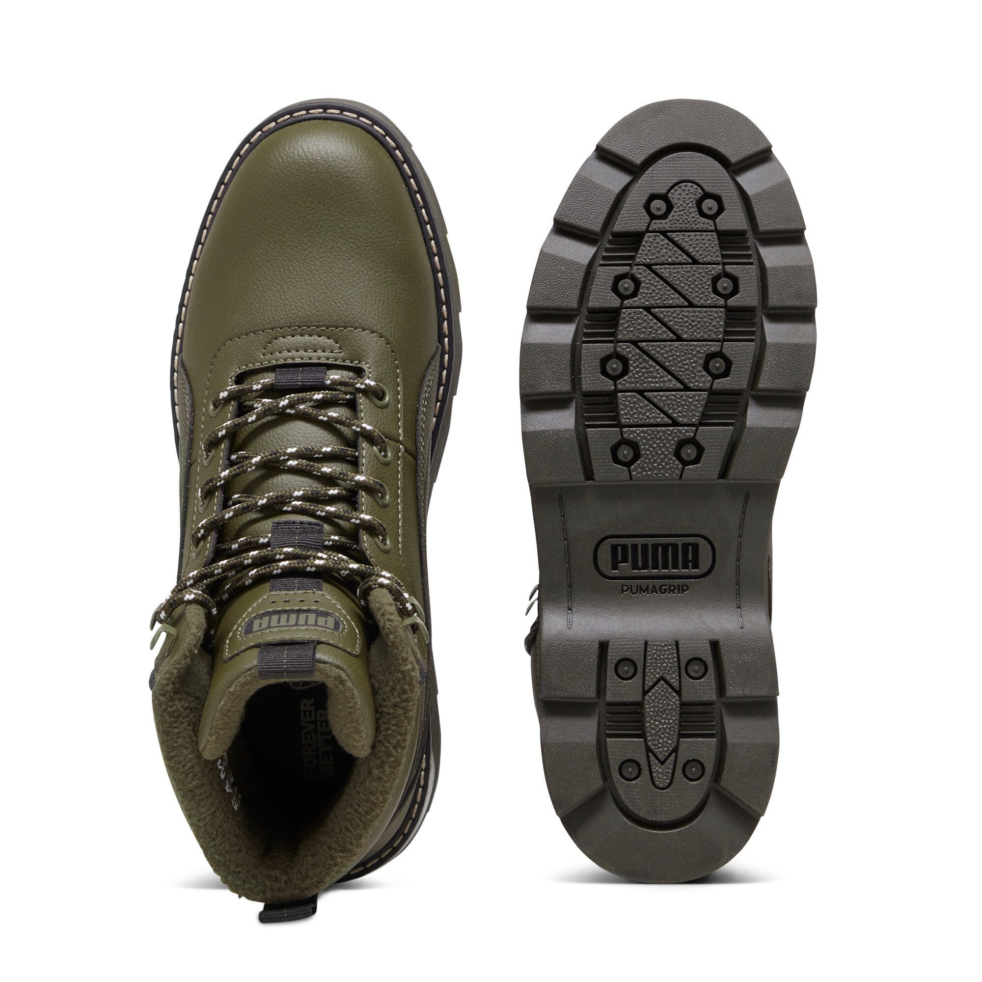 PUMA DESIERTO V3 Winterboots knöchelhohe Form, mit Schnürung, warm gefüttert