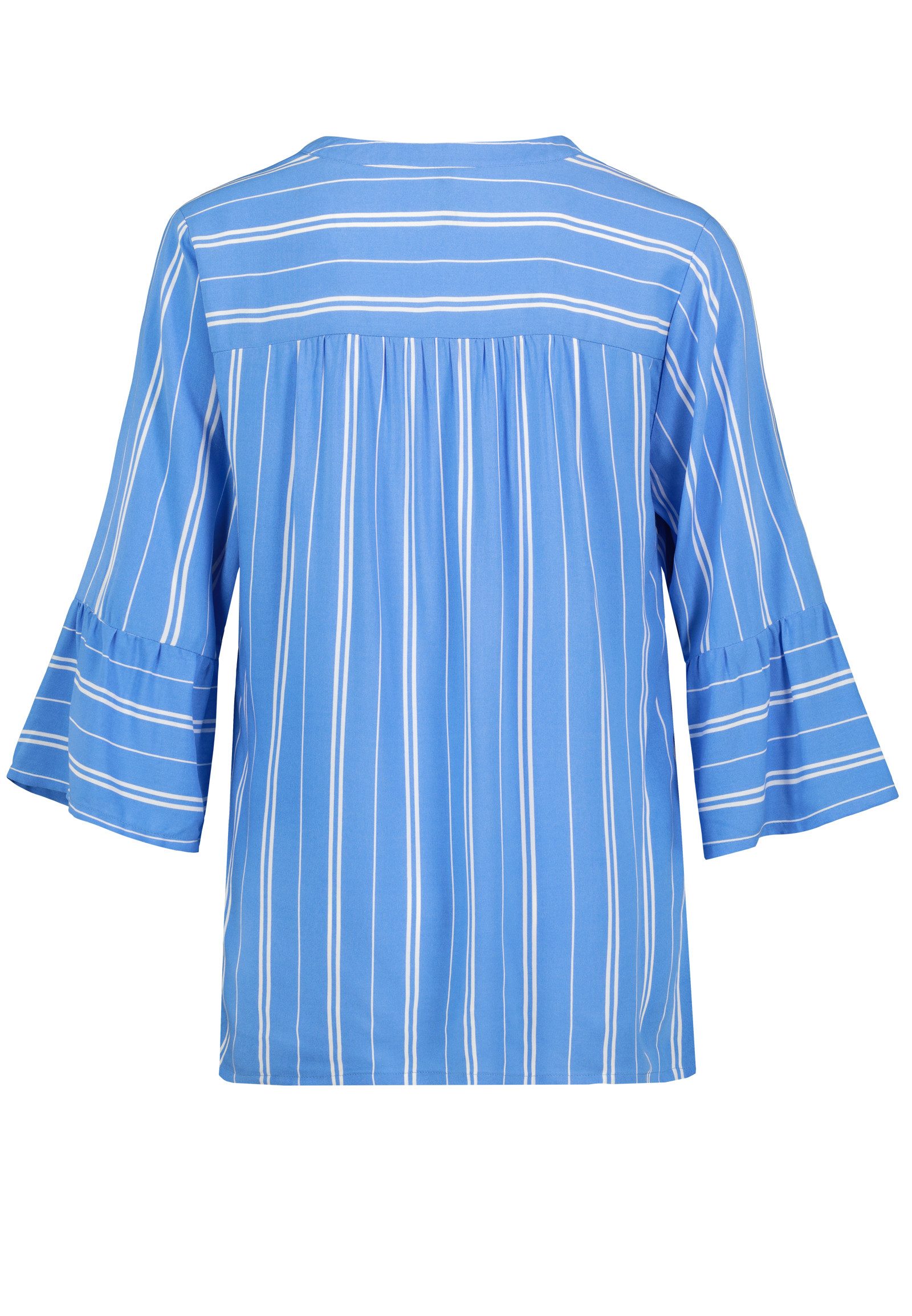 SUBLEVEL Blusenshirt Ethnomuster, Drei-Viertel-Ärmel, V-Ausschnitt Boho-Eth günstig online kaufen