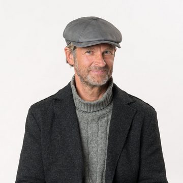 Lierys Flat Cap (1-St) Flatcap mit Schirm, Made in Italy