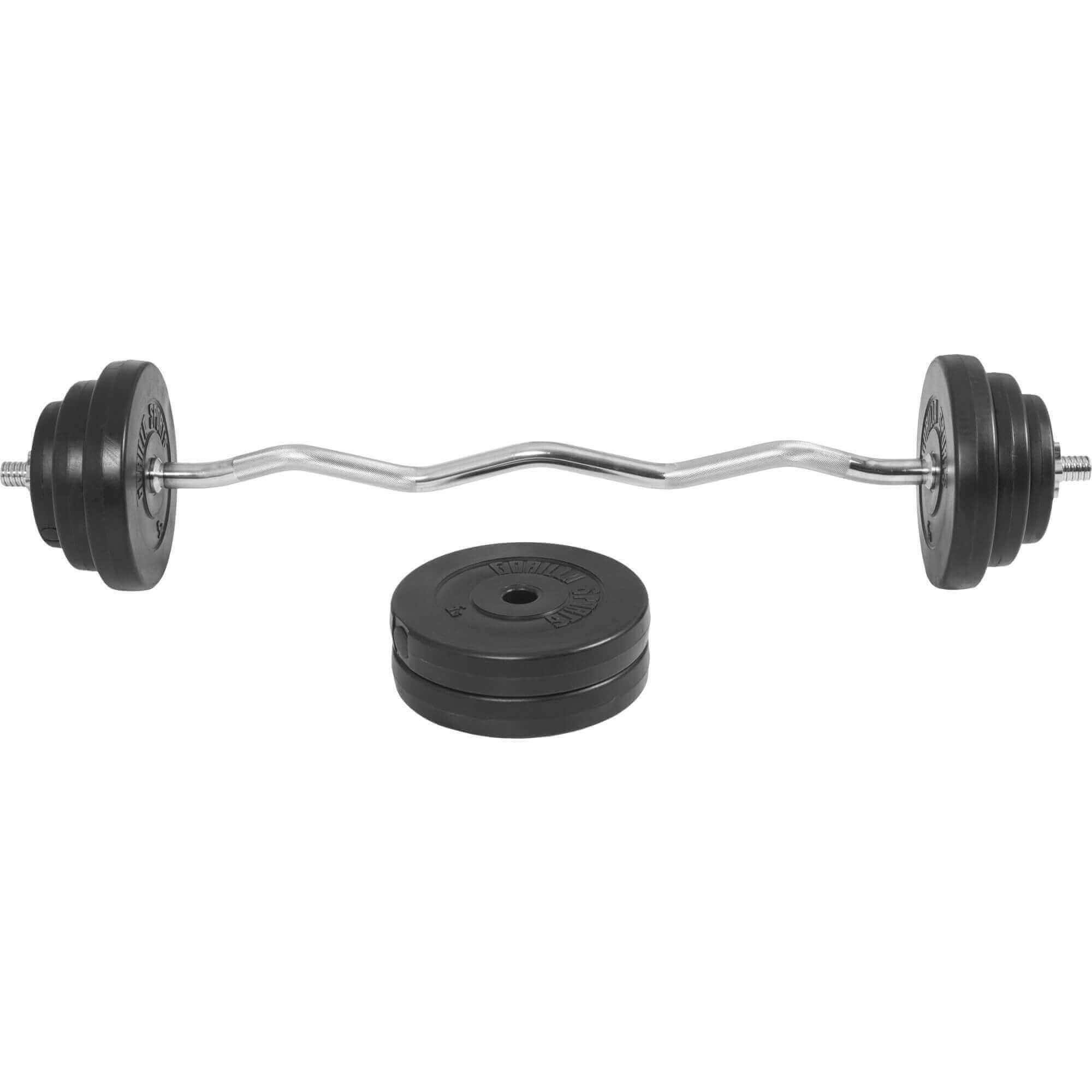 GORILLA SPORTS Hantel-Set SZ-Curlset Kunststoff 35 kg