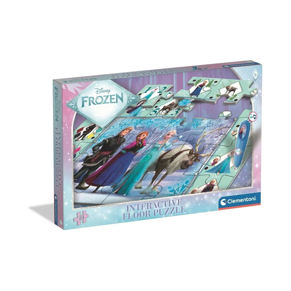 Clementoni® Lernspielzeug Disney Eiskönigin Ice Kingdom interaktives 24-teiliges
